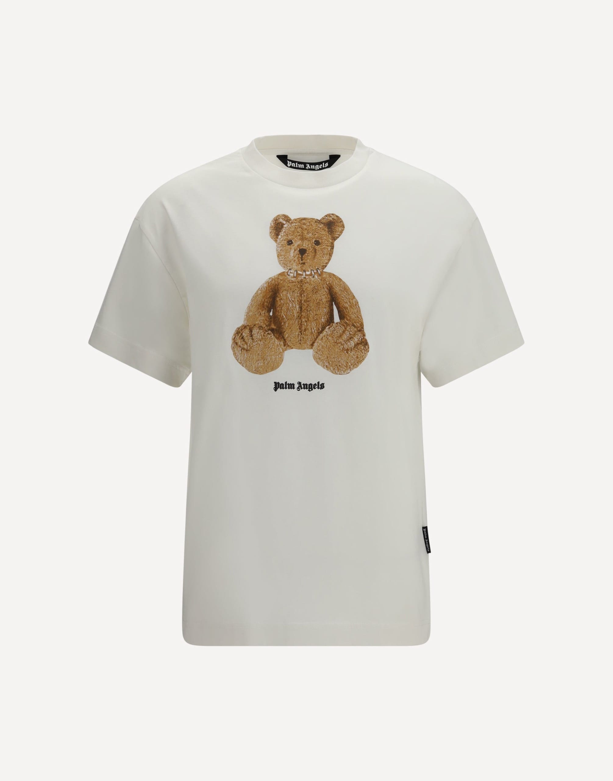 Palm Angels Cotton Bear Print T-Shirt