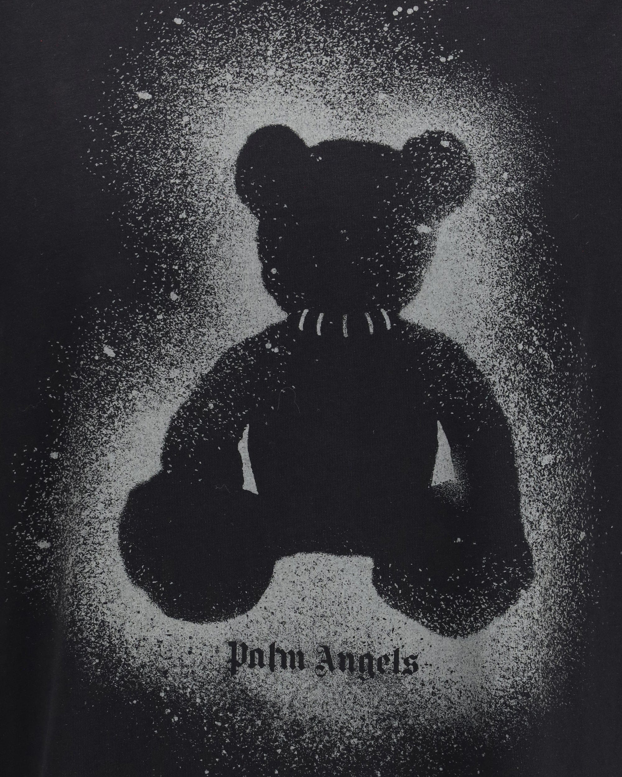 Palm Angels Curved Logo Cotton T-Shirt