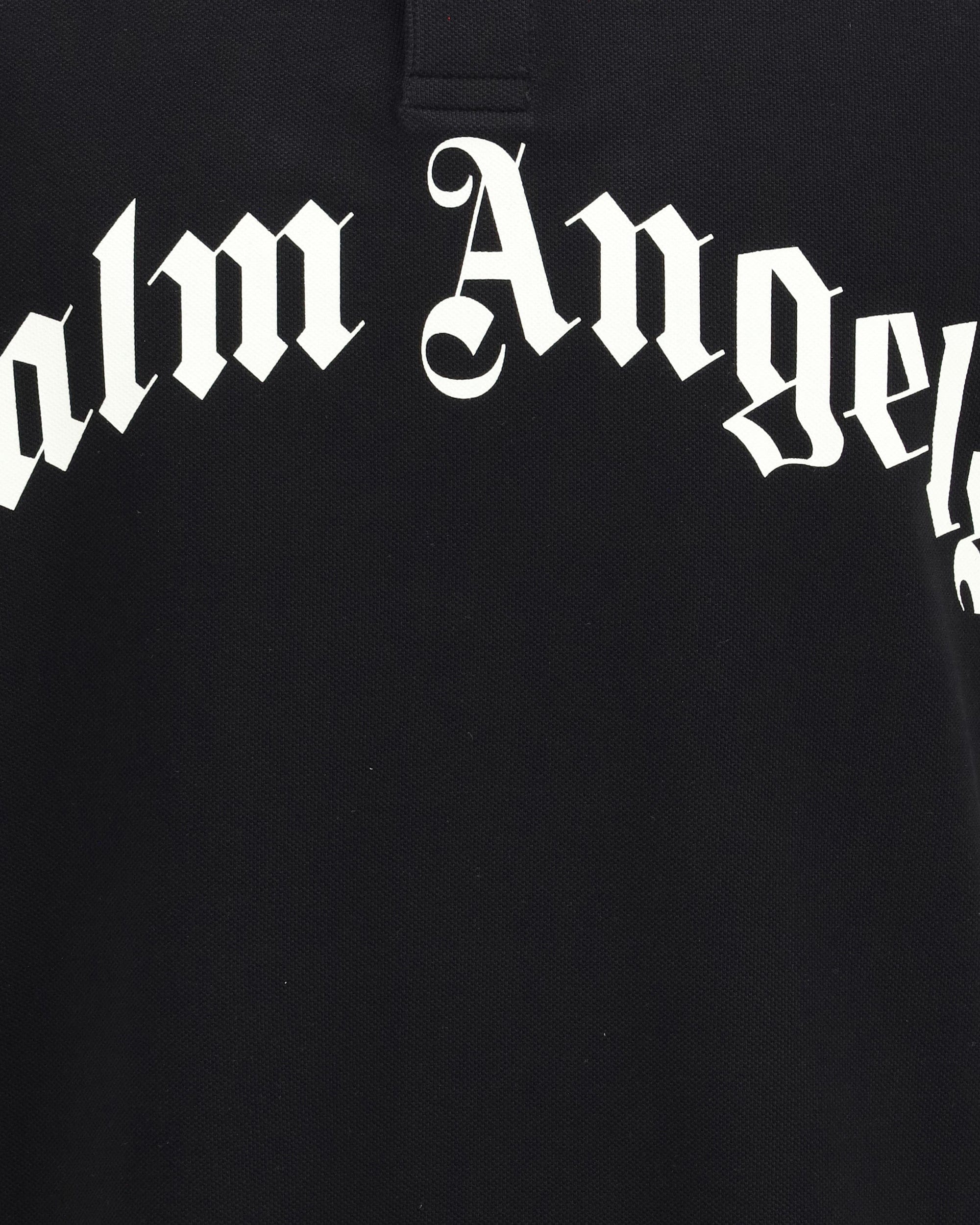 Palm Angels Curved Logo Polo