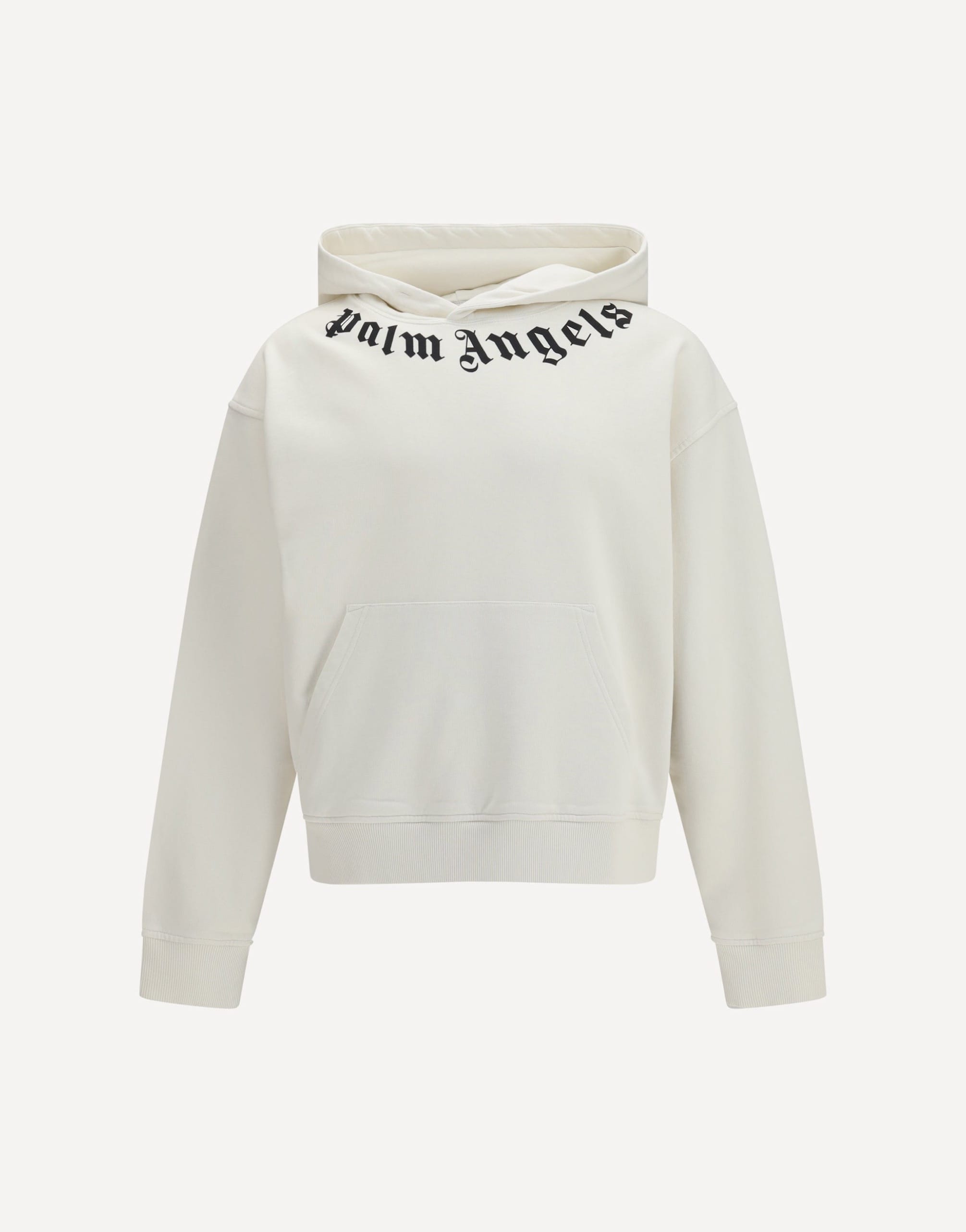 Palm Angels Neck Logo Hoodie