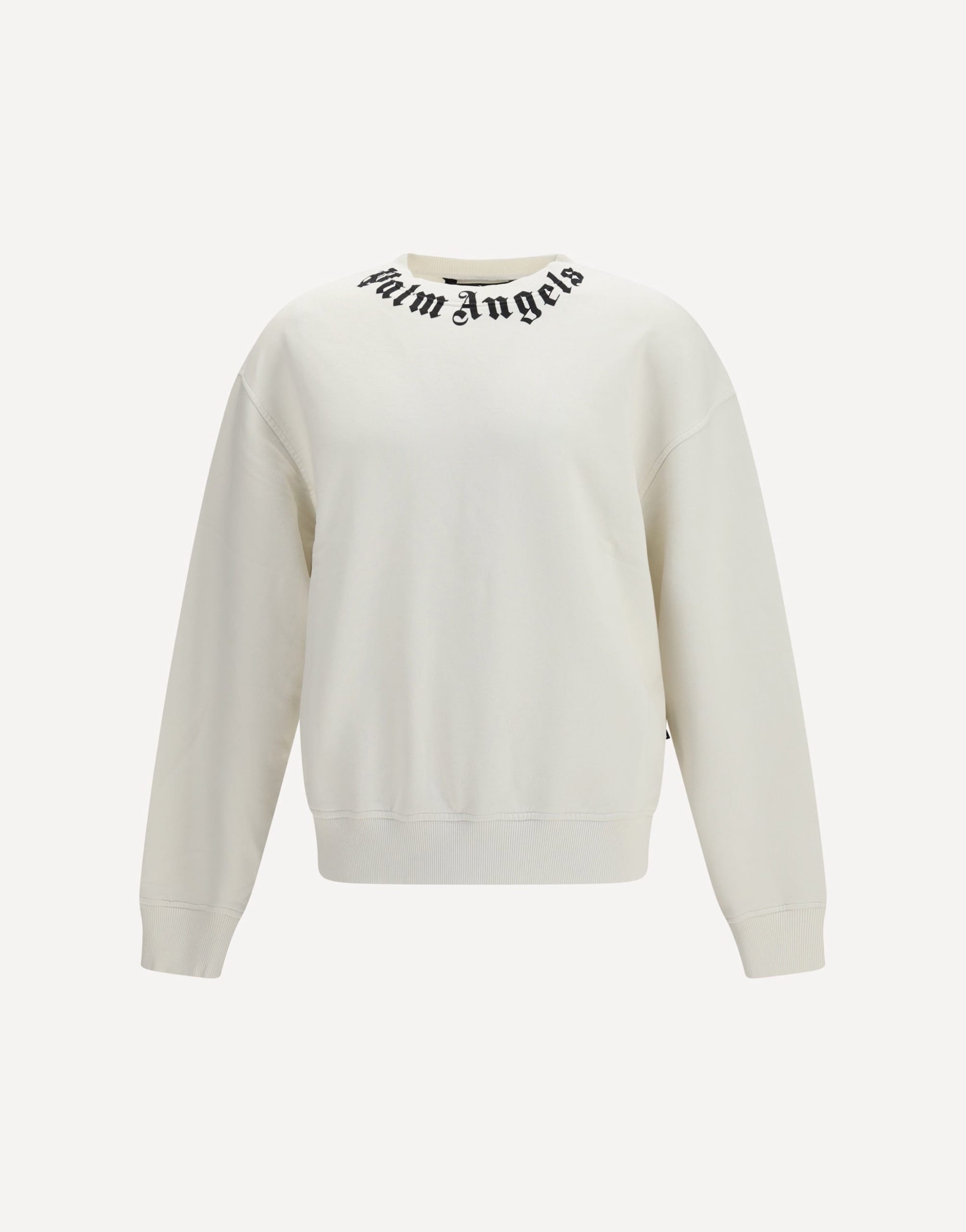 Palm Angels Neck Logo Sweatshirt