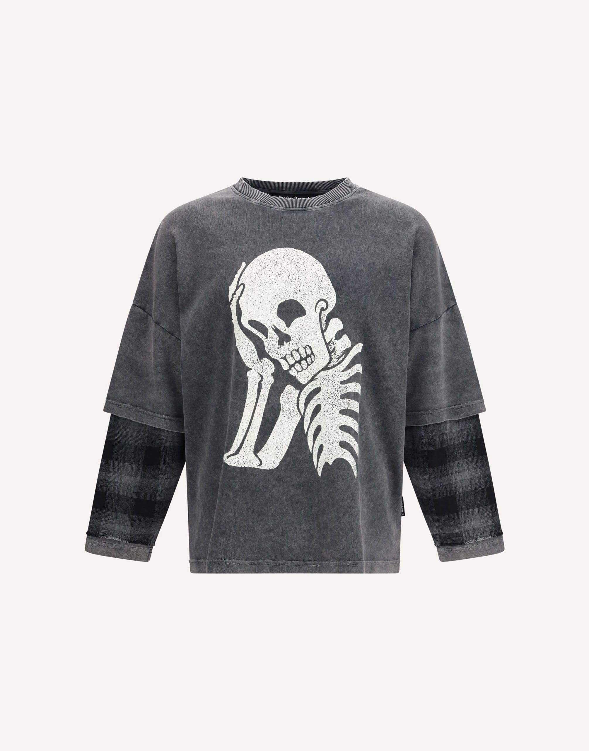 Palm Angels Skull Double Long-Sleeved Shirt