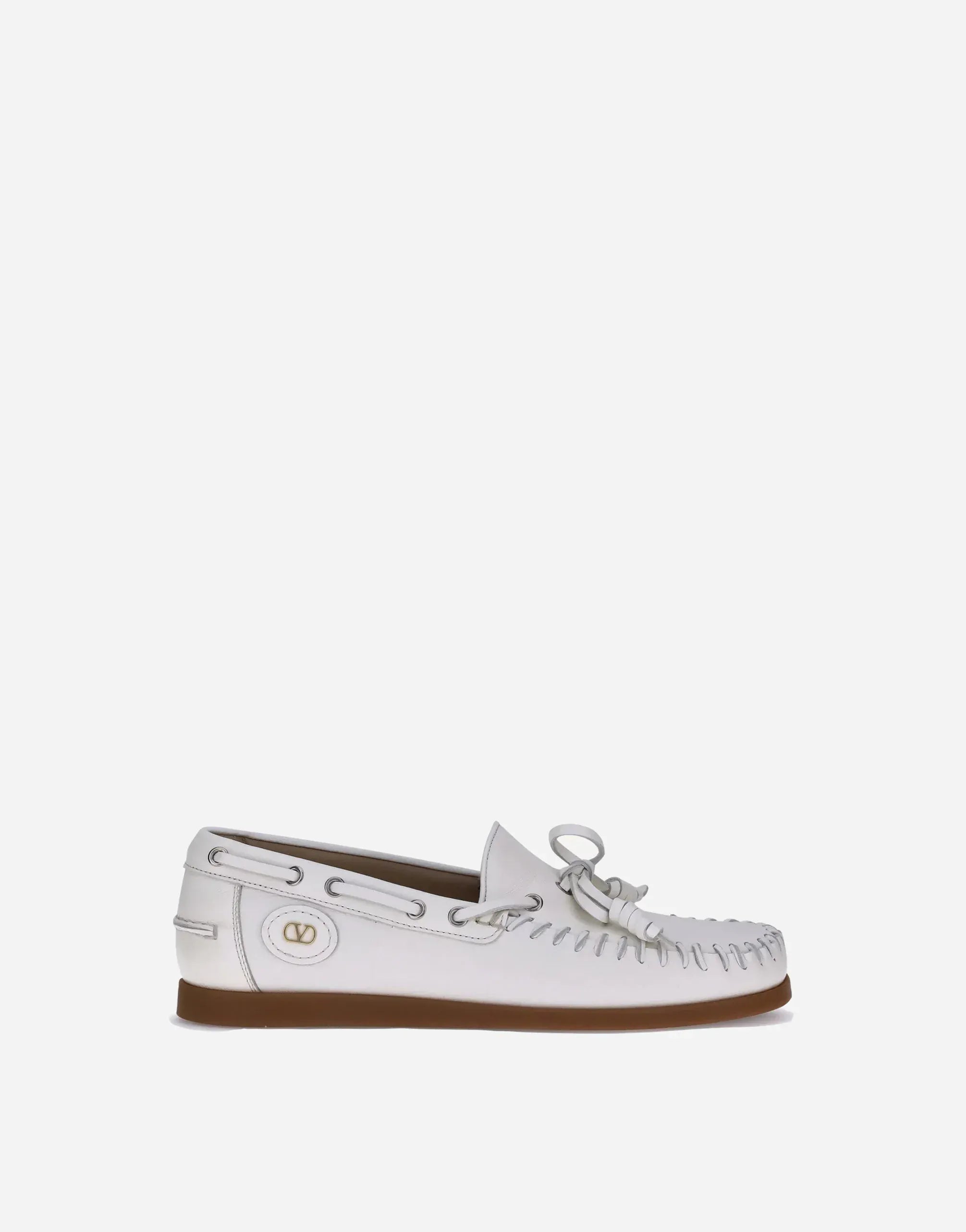Valentino Garavani Mocassins bateau Signature VLogo Patch