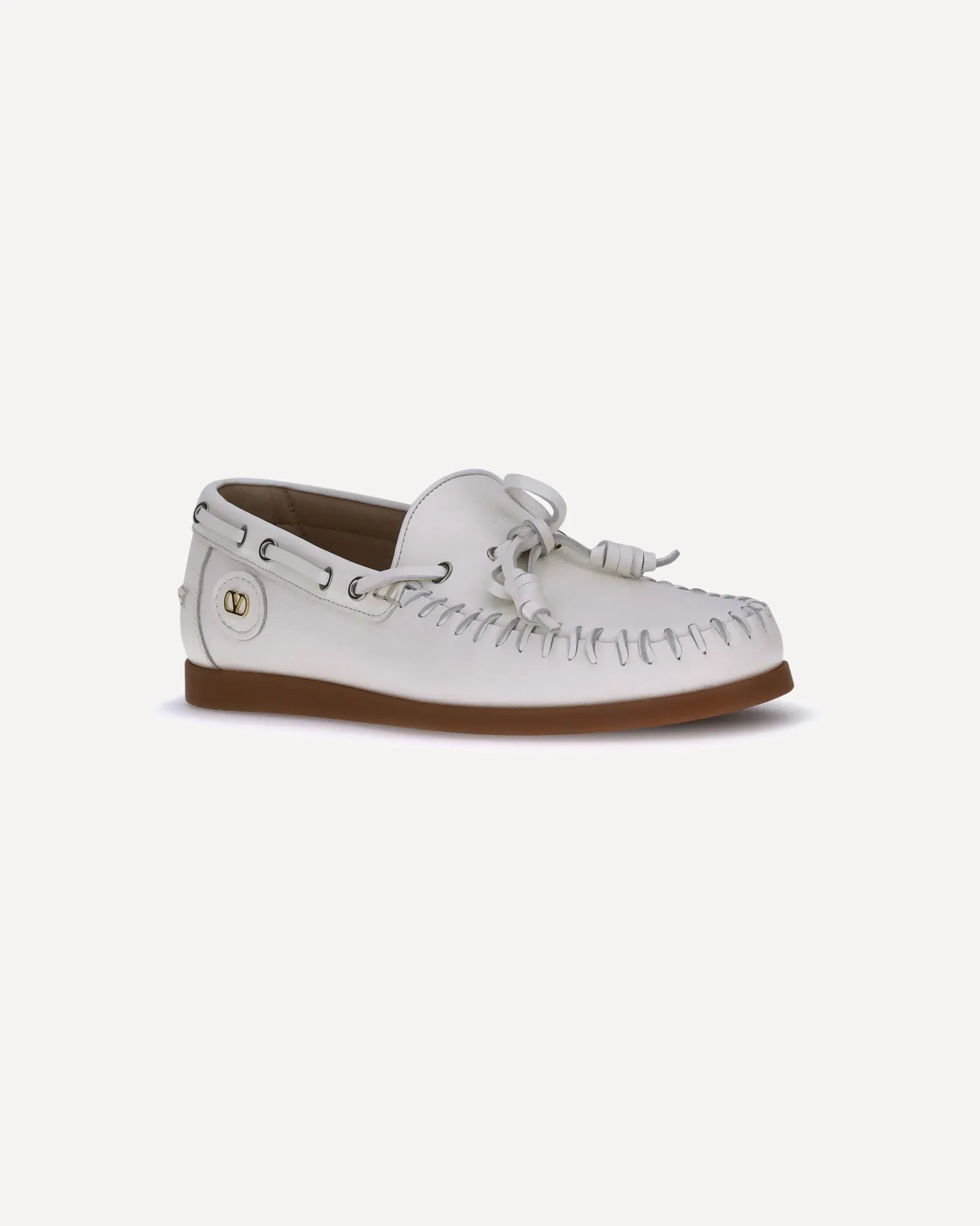 Valentino Garavani Mocassins bateau Signature VLogo Patch