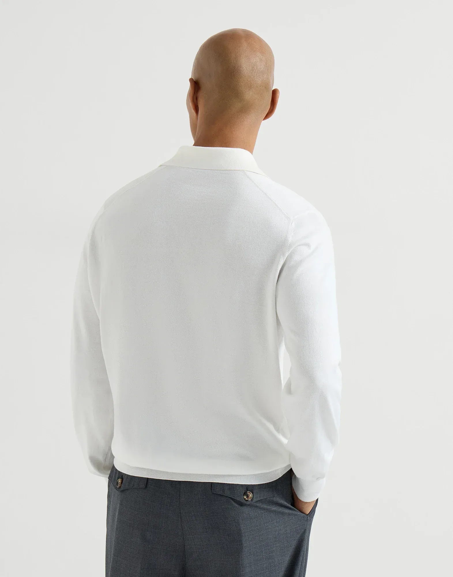 Brunello Cucinelli Panama Cotton Knit Polo Shirt