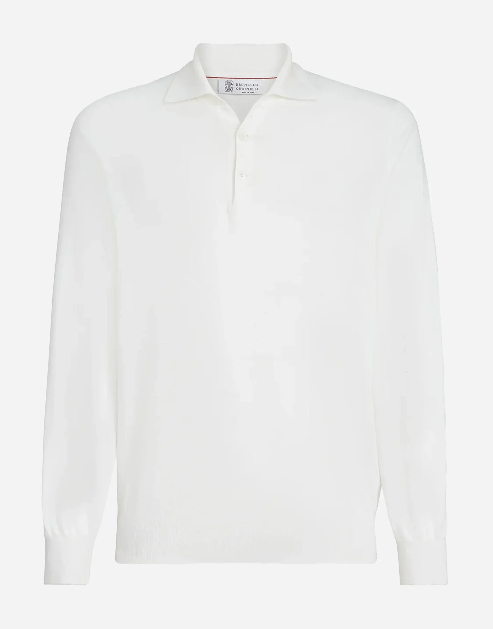 Brunello Cucinelli Panama Cotton Knit Polo Shirt