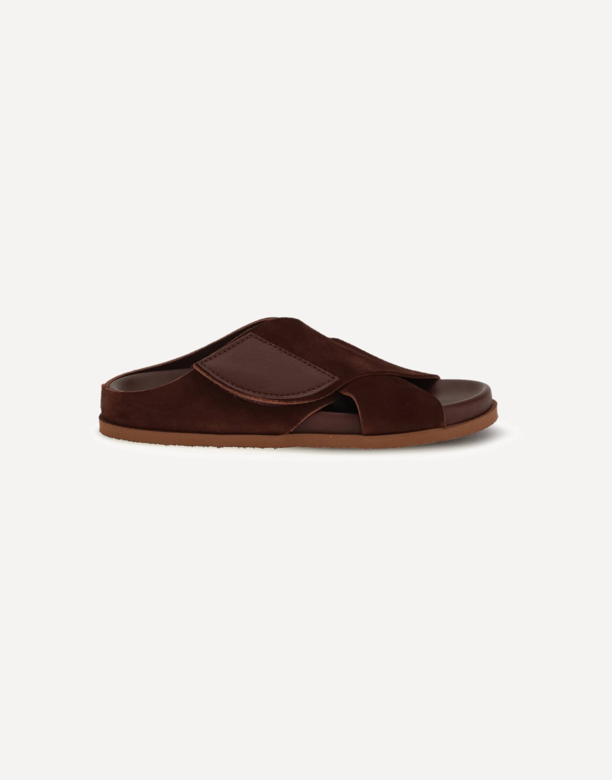 Pedro García Danai Oversized Velcro Cross-Strap Sandals