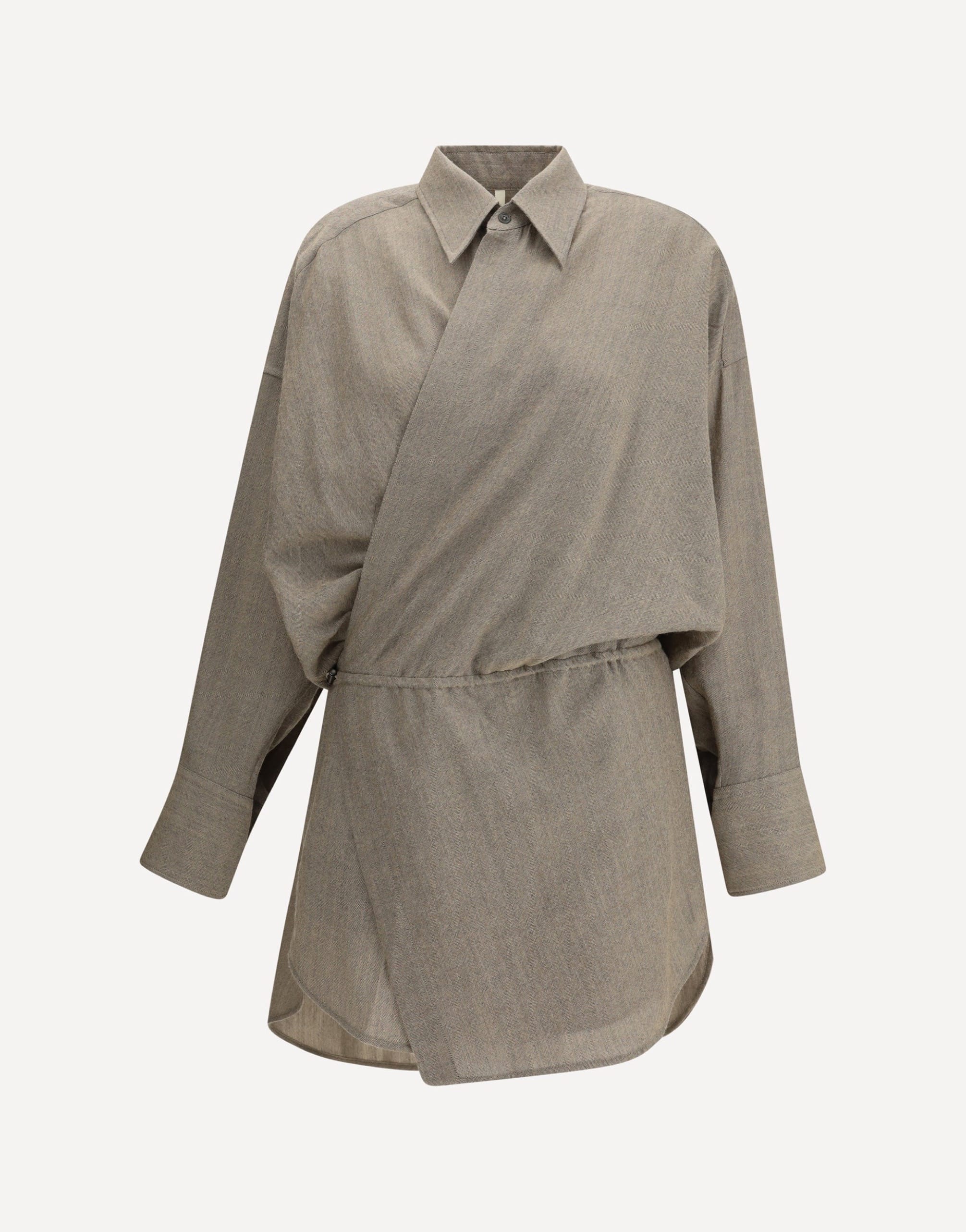 Petar Petrov Wool Chemisier Mini Dress