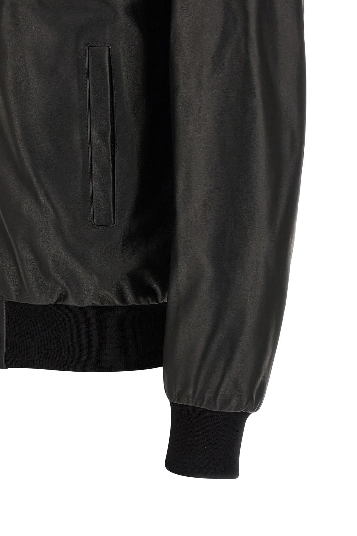 Philipp Plein Philipp Plein Billy Leather Bomber Jacket