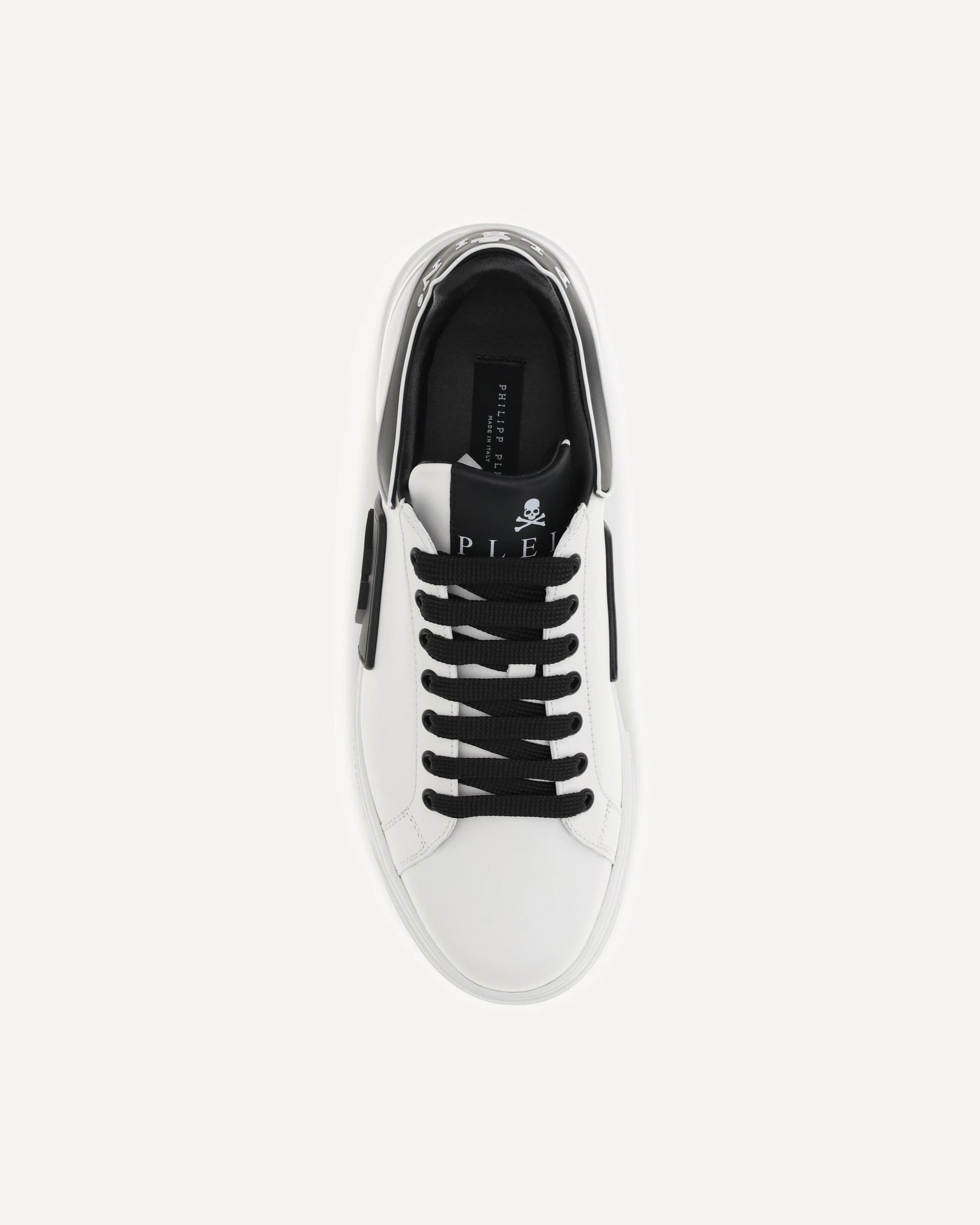 Philipp Plein Phantom Leather Low-Top Sneakers