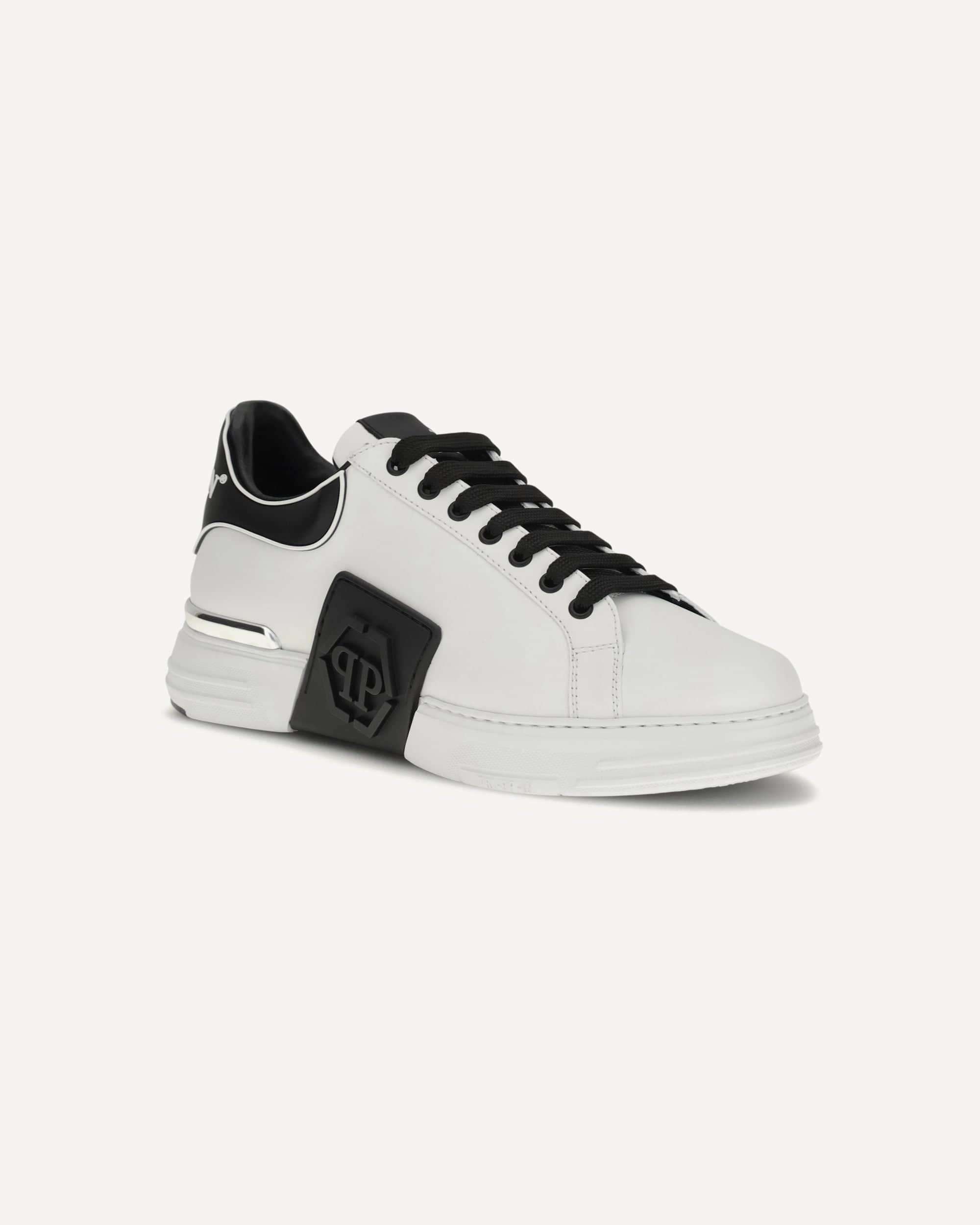 Philipp Plein Phantom Leather Low-Top Sneakers - alternate view