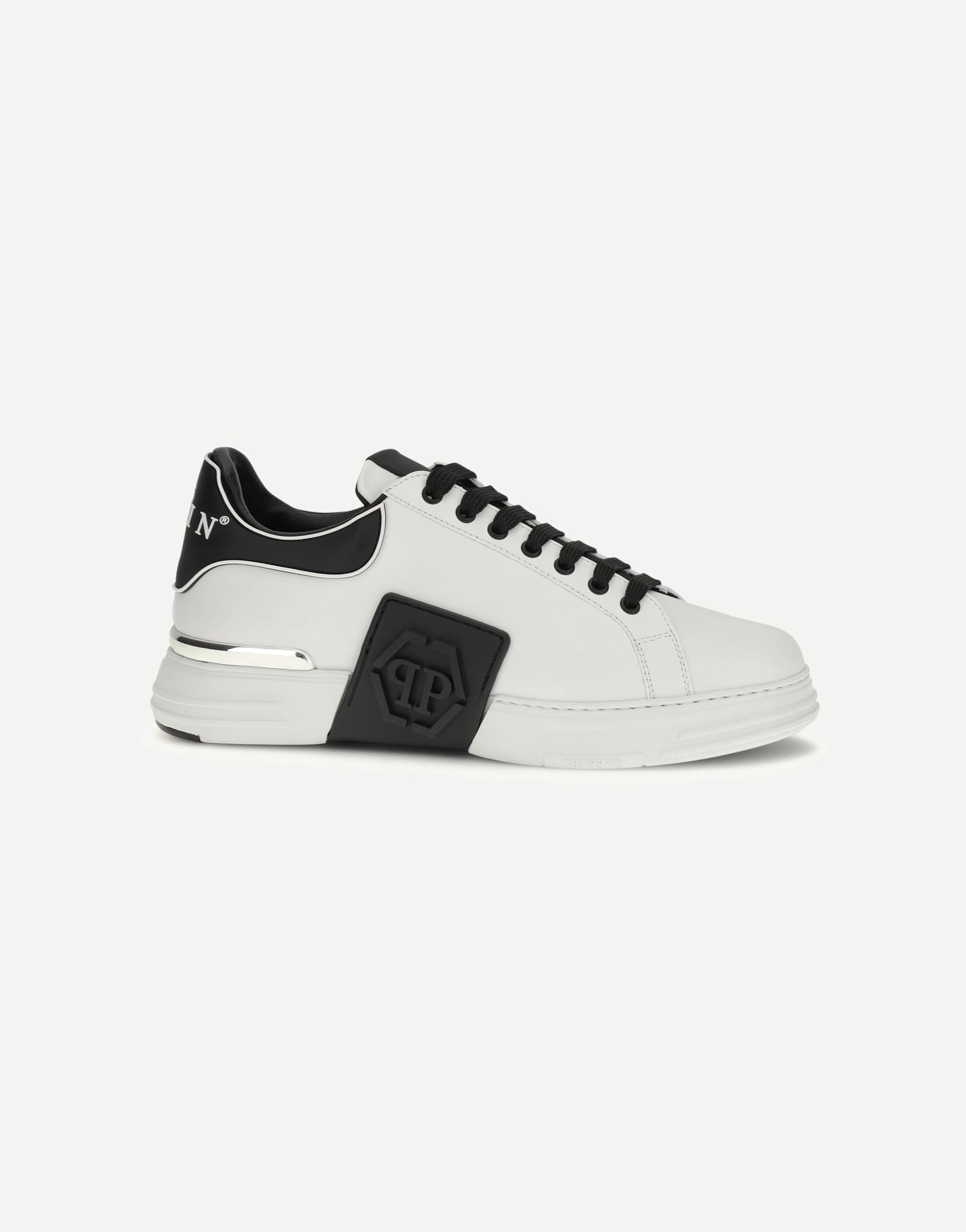 Philipp Plein Phantom Leather Low-Top Sneakers
