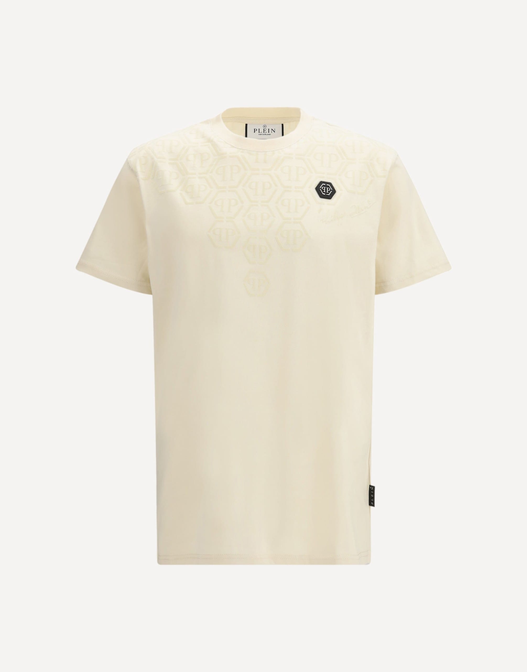 Philipp Plein Round Neck Degradé Monogram T-Shirt