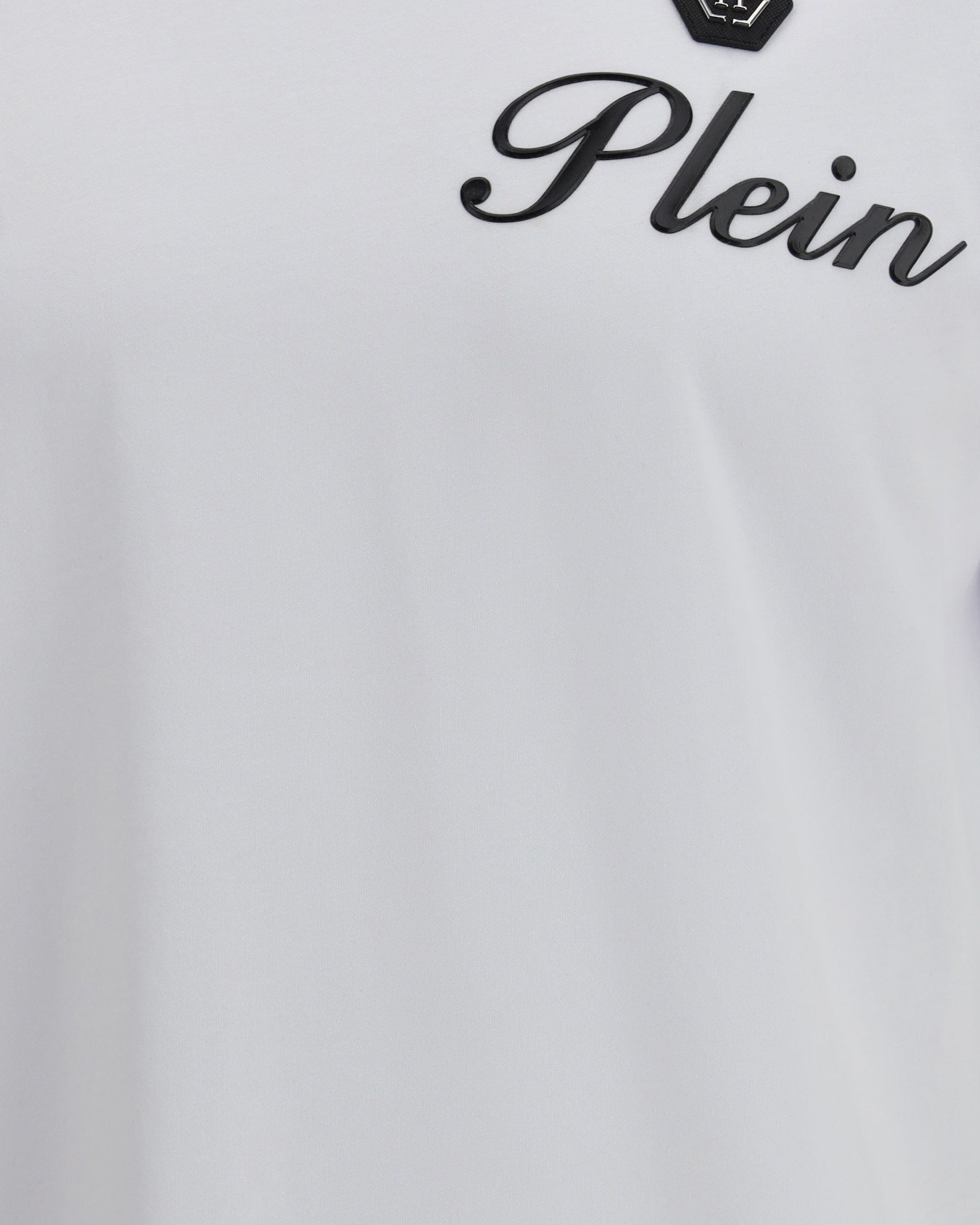 Philipp Plein Round Neck Embossed Signature T-Shirt