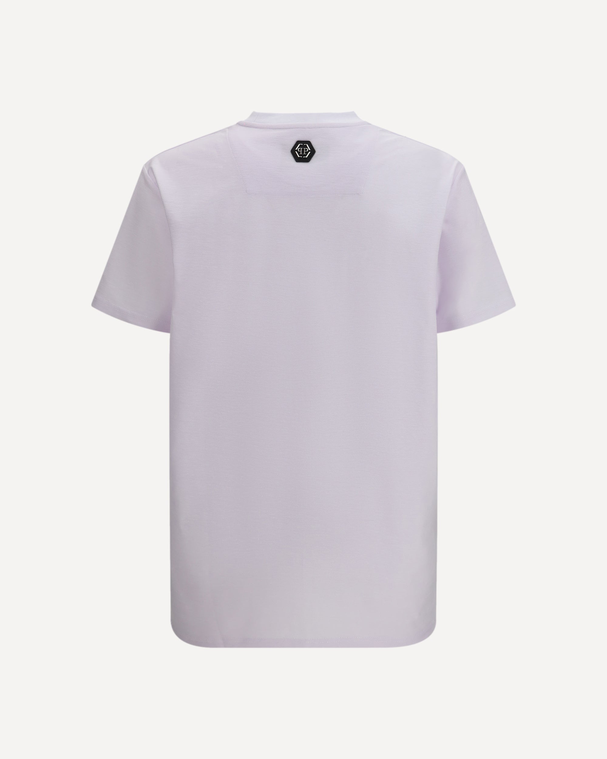 Philipp Plein Round Neck Jacquard Hexagon Line T-Shirt - alternate view