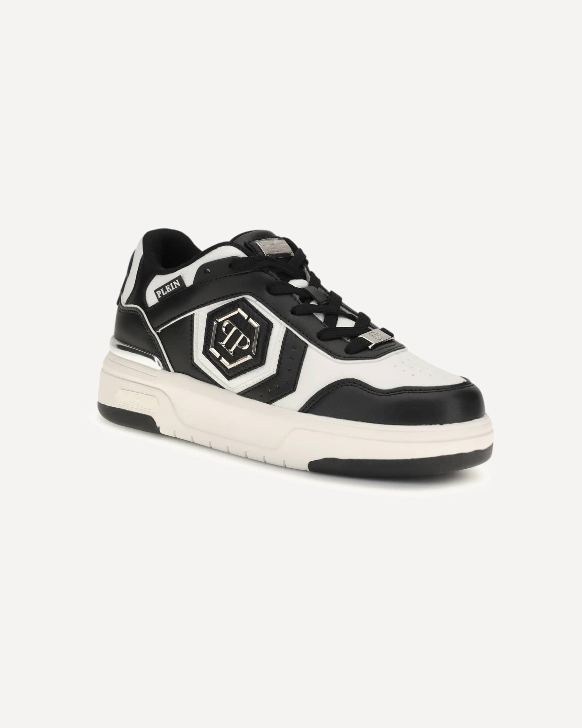 Philipp Plein Sk8r Sneakers With Nickel-Logo Spoiler - alternate view