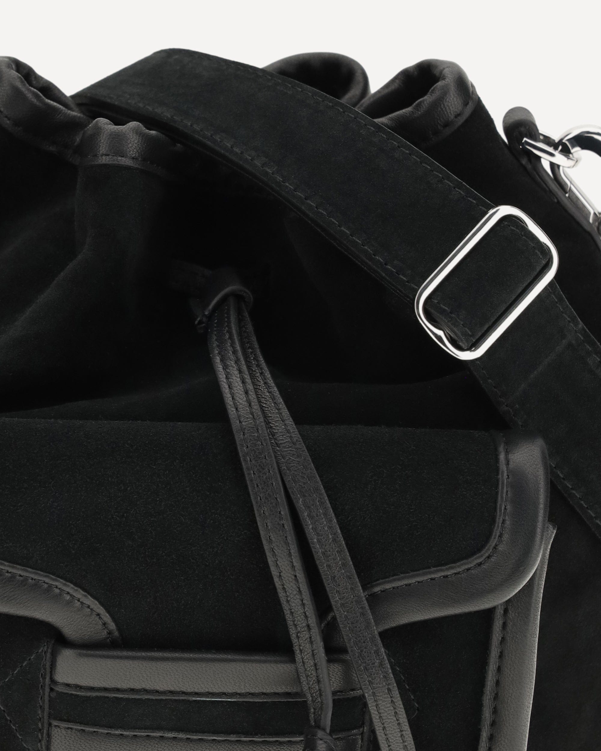 Pierre Hardy Alpha Bucket Bag Calfskin Suede