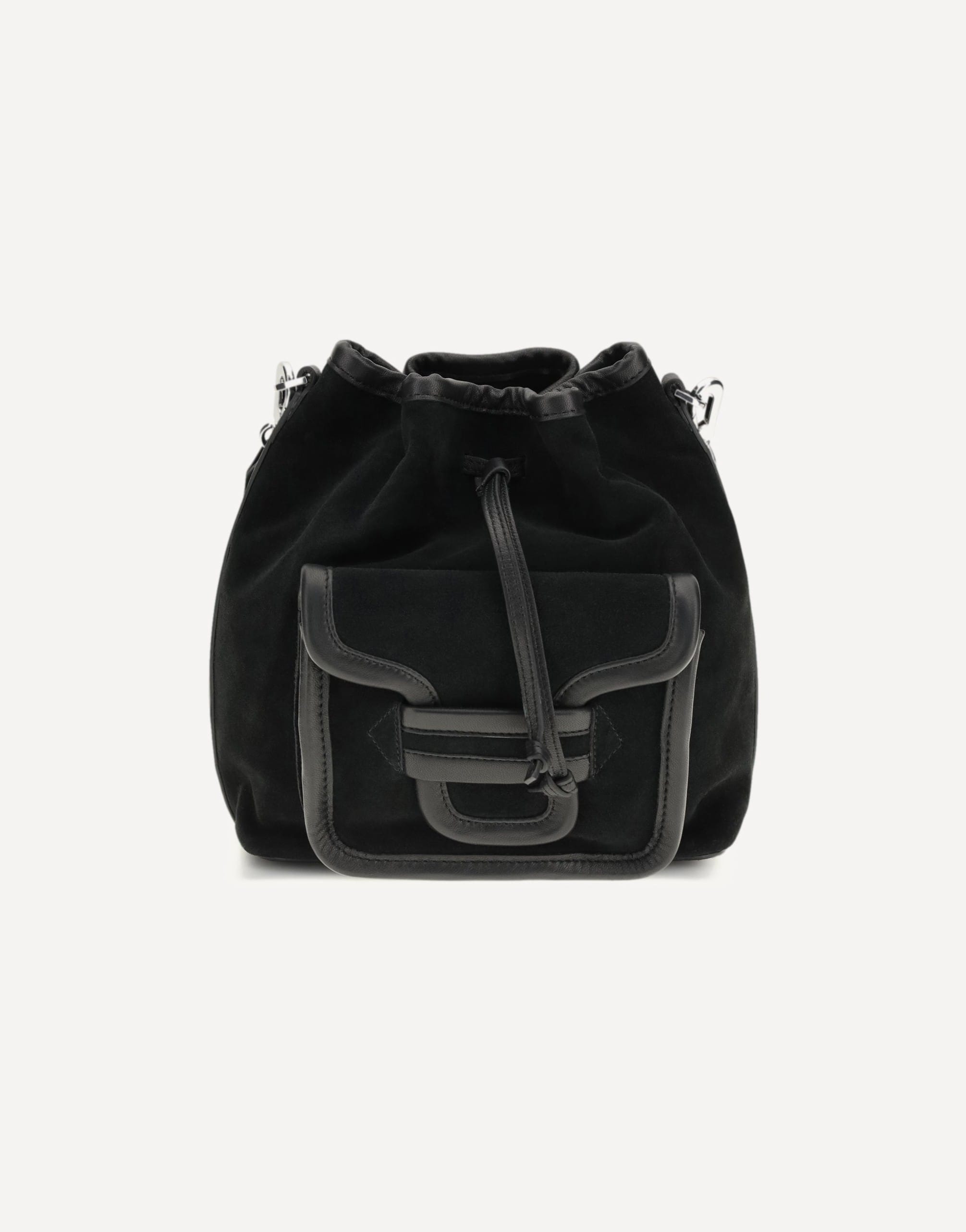 Pierre Hardy Alpha Bucket Bag Calfskin Suede