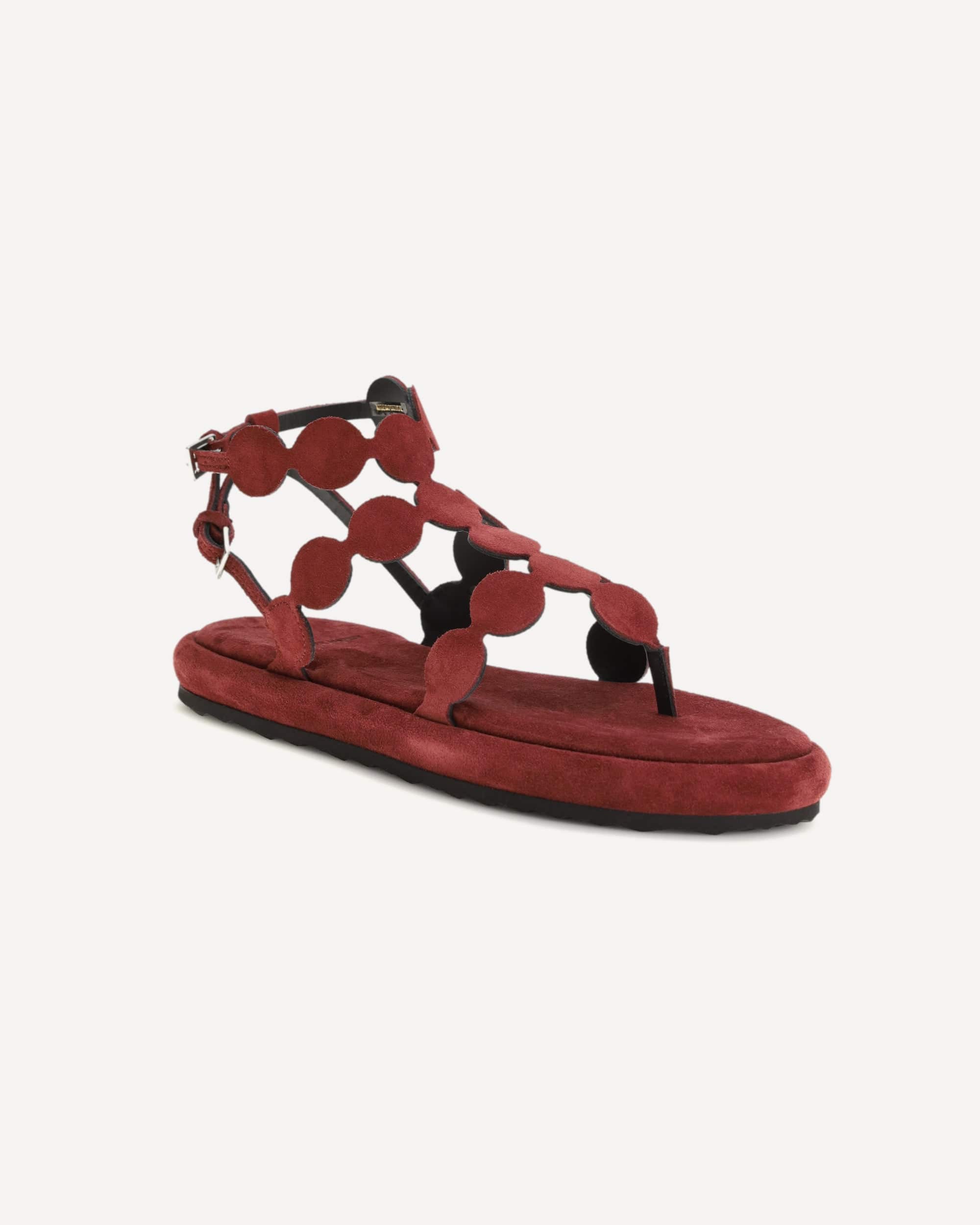 Pierre Hardy Suede Platform Cage Sandals - alternate view