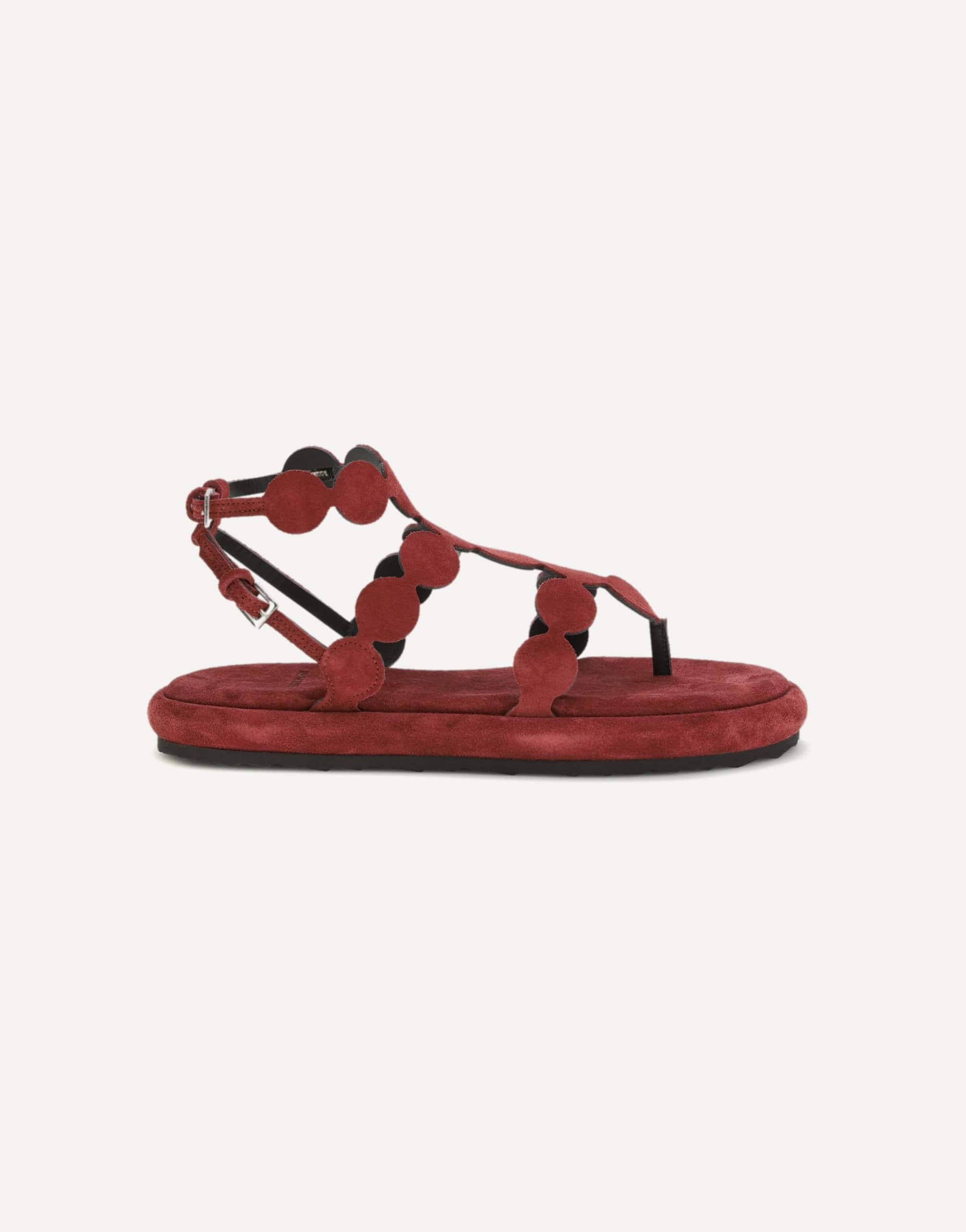 Pierre Hardy Suede Platform Cage Sandals