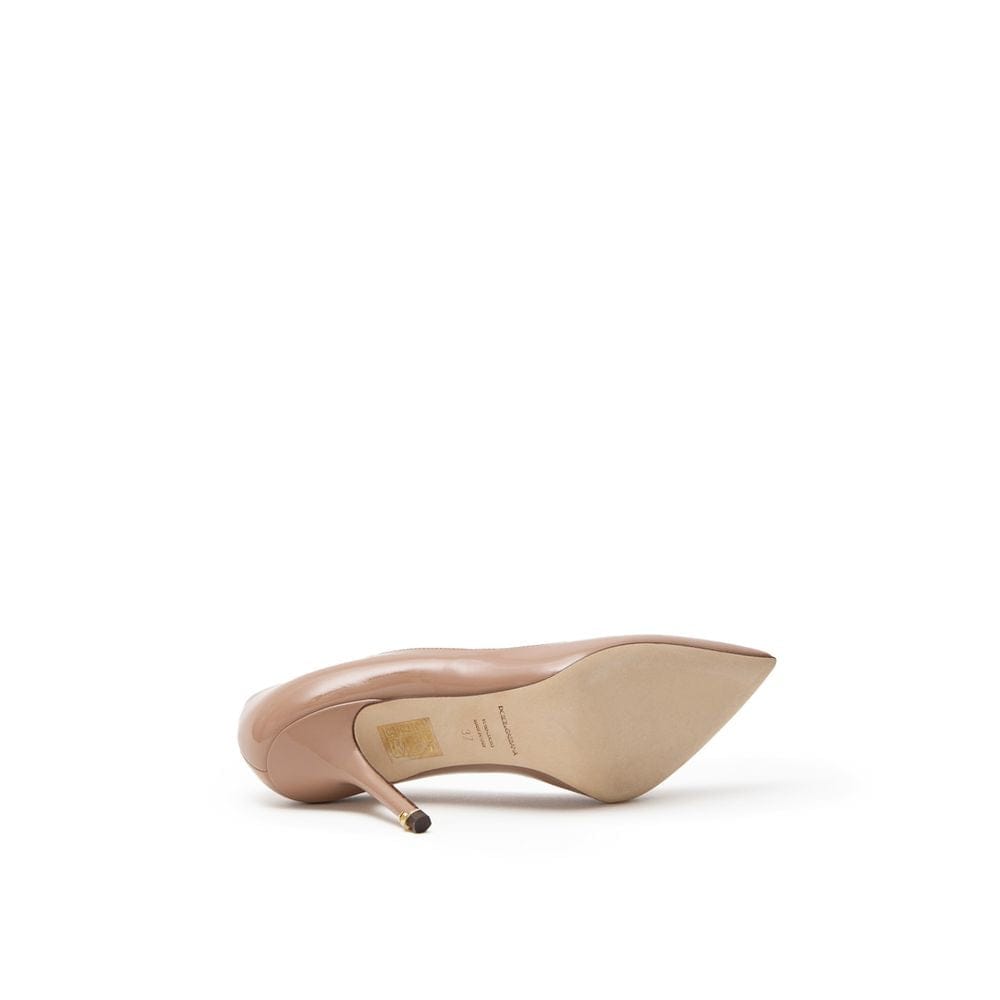 Dolce & Gabbana 粉紅色皮革拖鞋