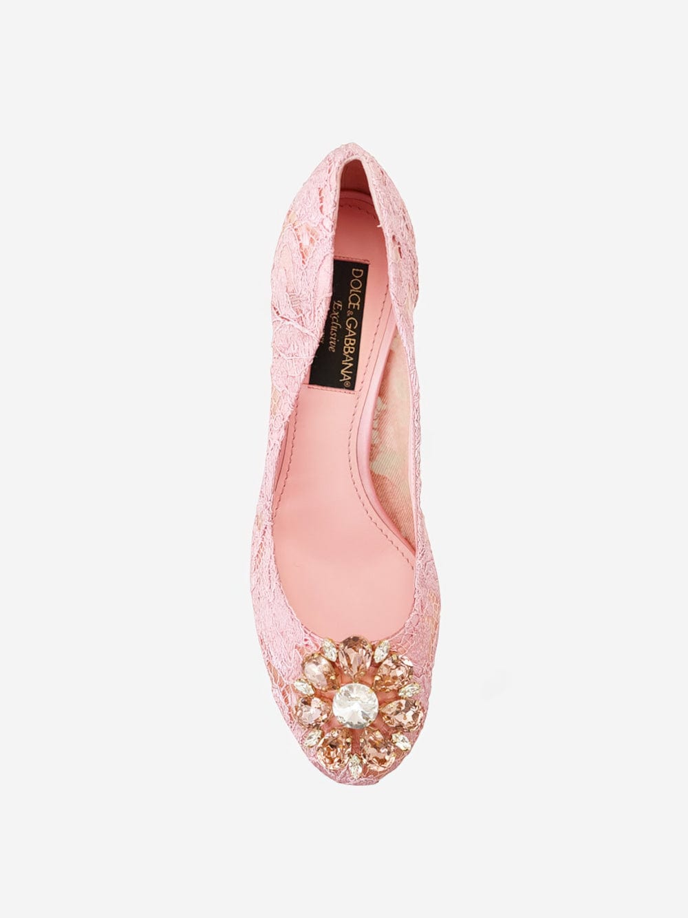 Dolce & Gabbana Taormina Embellished Lace Pumps