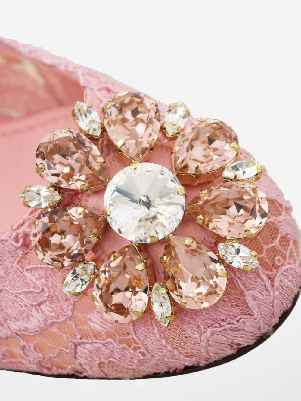 Dolce & Gabbana Taormina Embellished Lace Pumps