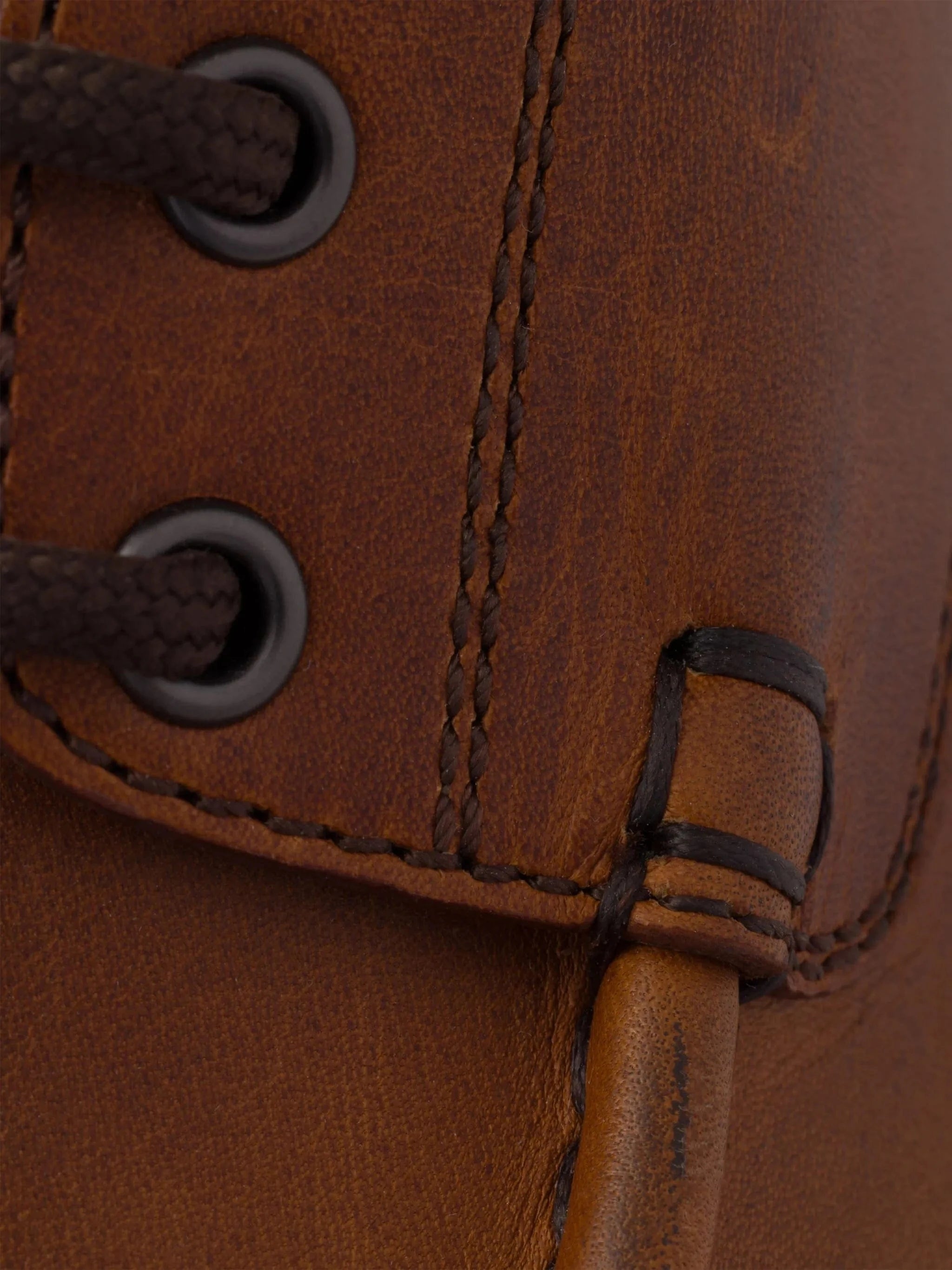 Prada 45mm Lace-Up Leather Loafers