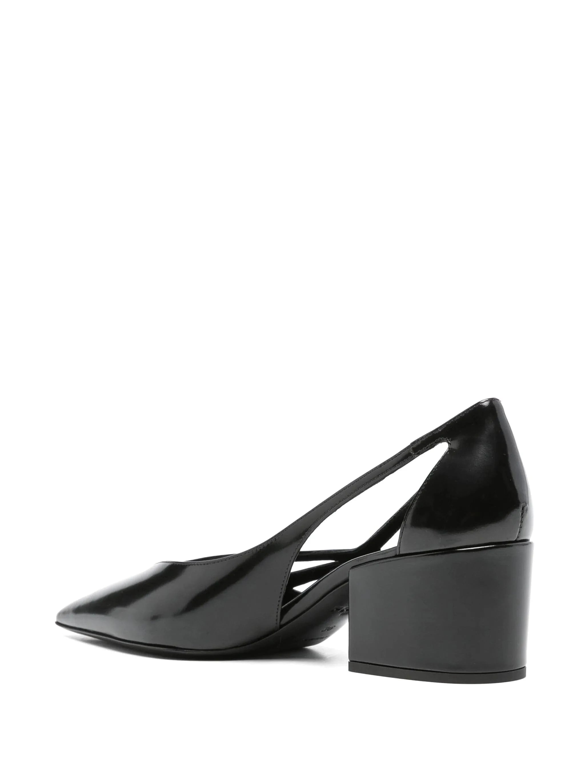 Prada 55mm Debossed-Logo Pumps