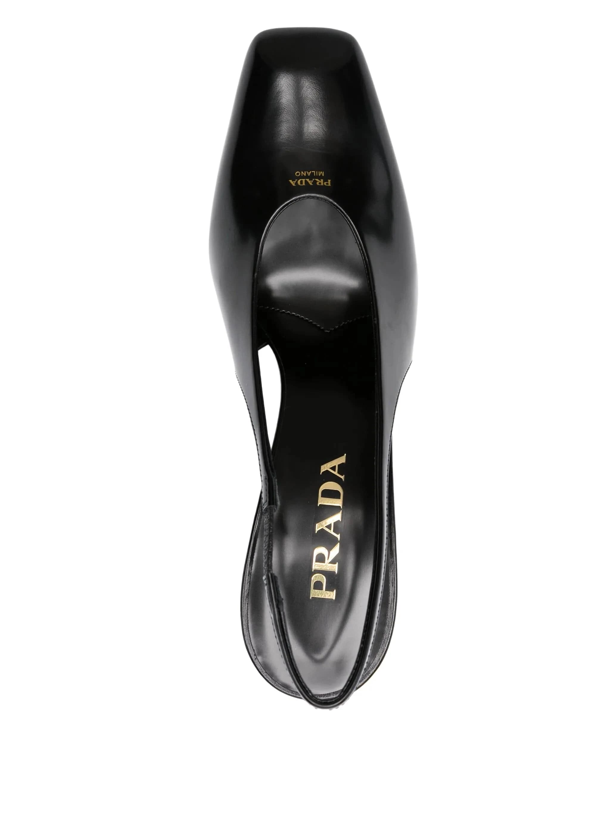 Prada 85mm Patent Leather Pumps