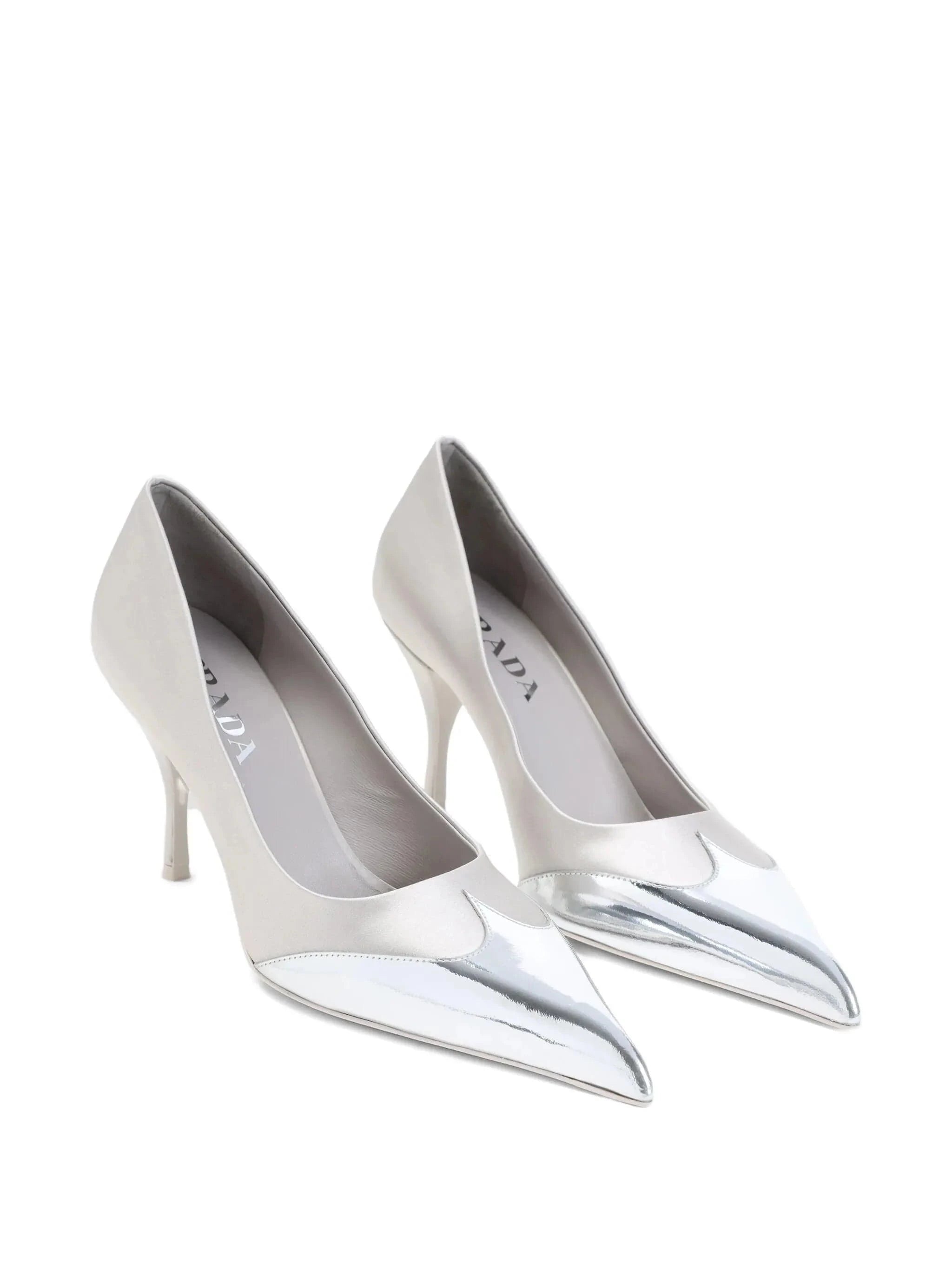 Prada 85mm Satin Pumps