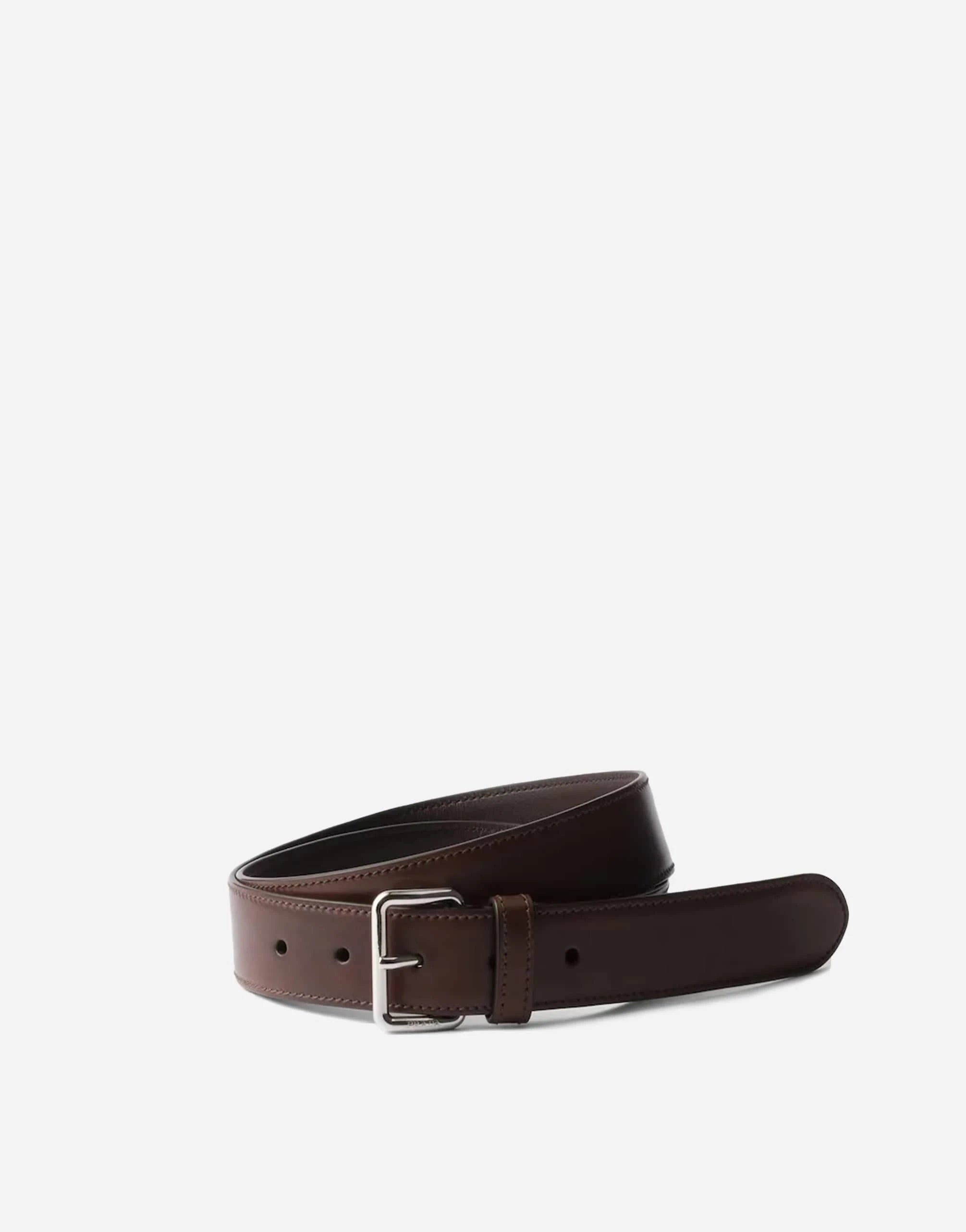 Prada Antiqued leather belt