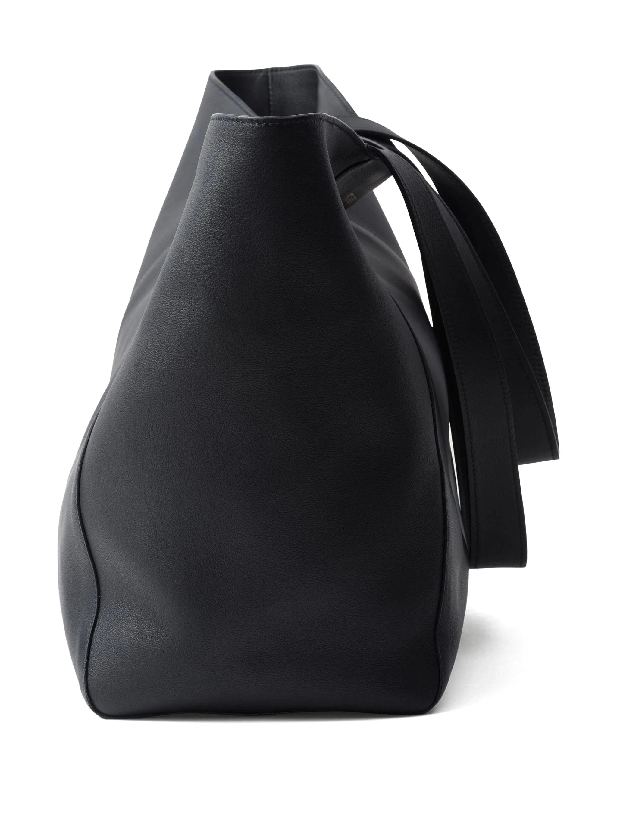 Prada Black Leather Tote Bag