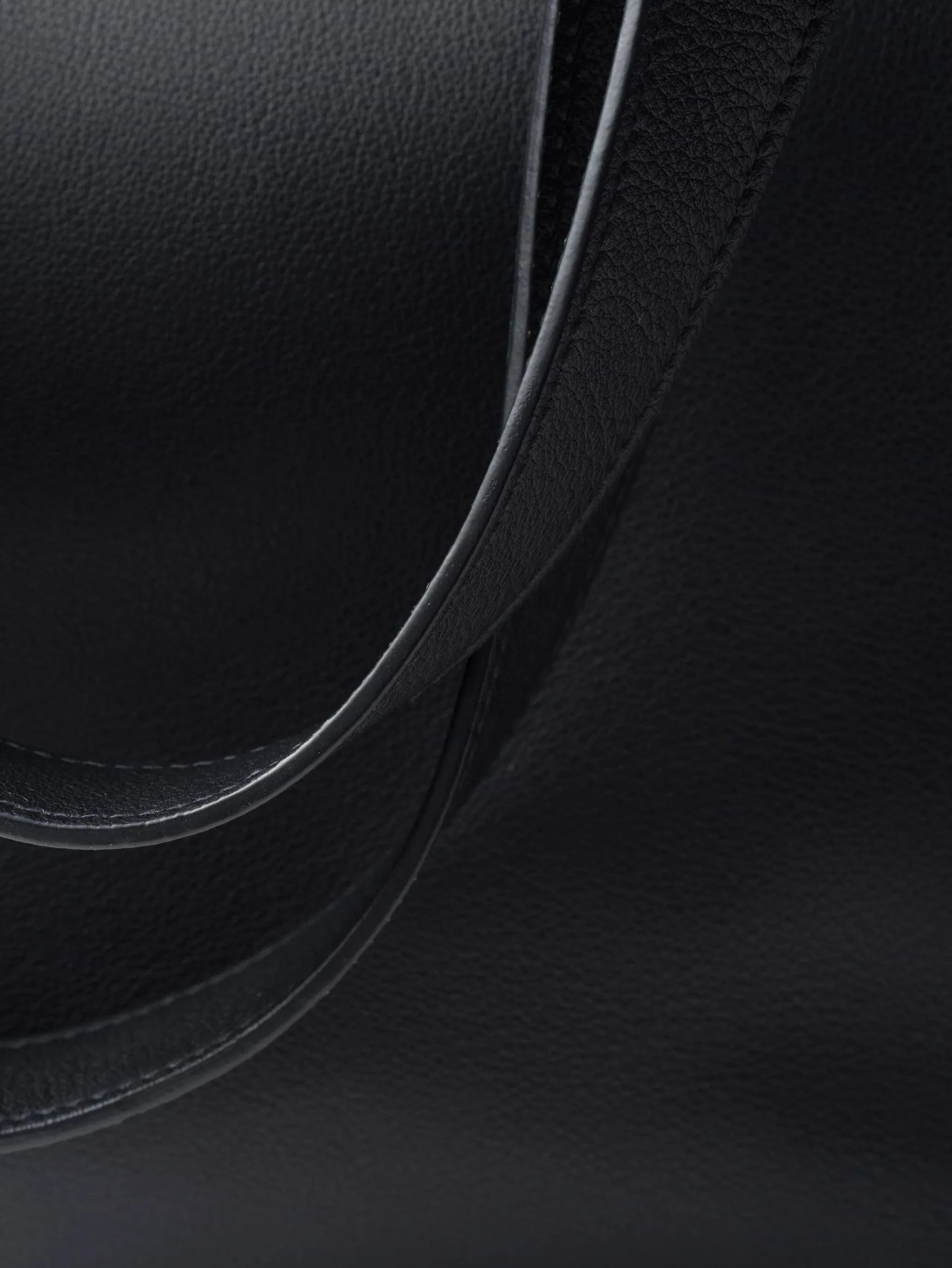 Prada Black Leather Tote Bag