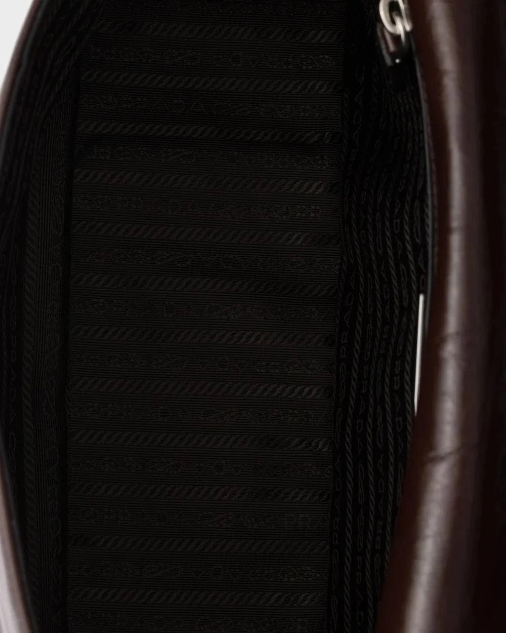 Prada Brown Leather Shoulder Bag