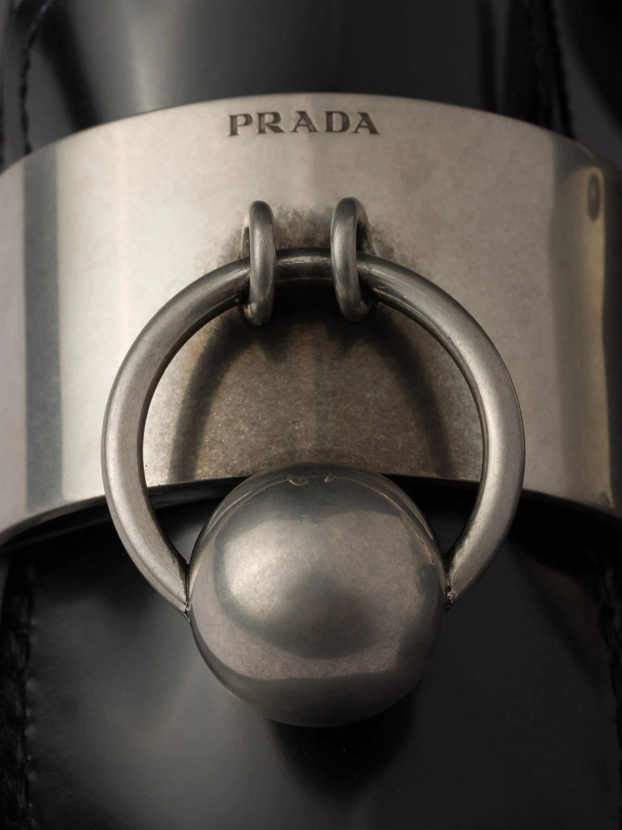 Prada Brushed Leather Loafers