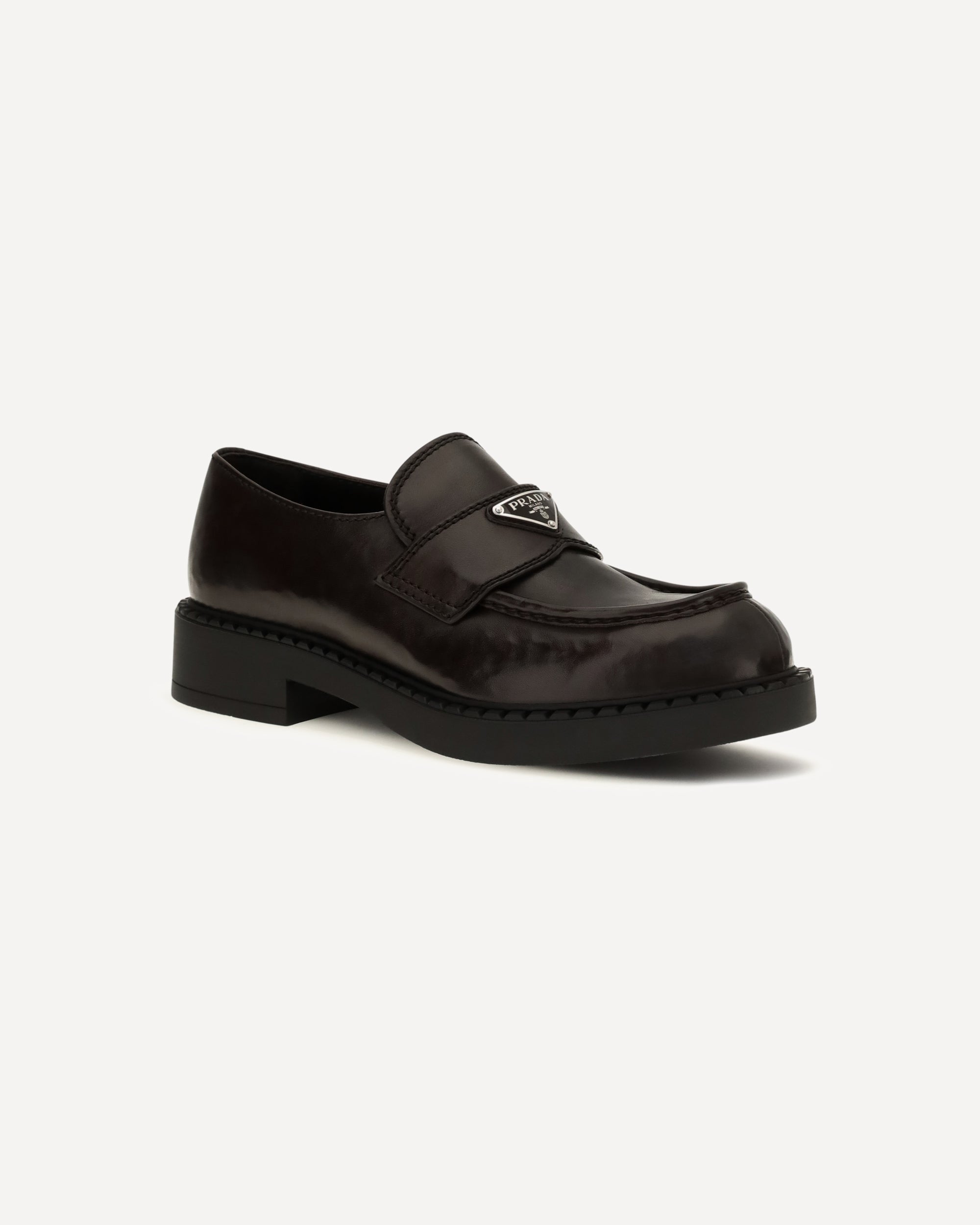 Prada Mocassins en cuir brossé - alternate view