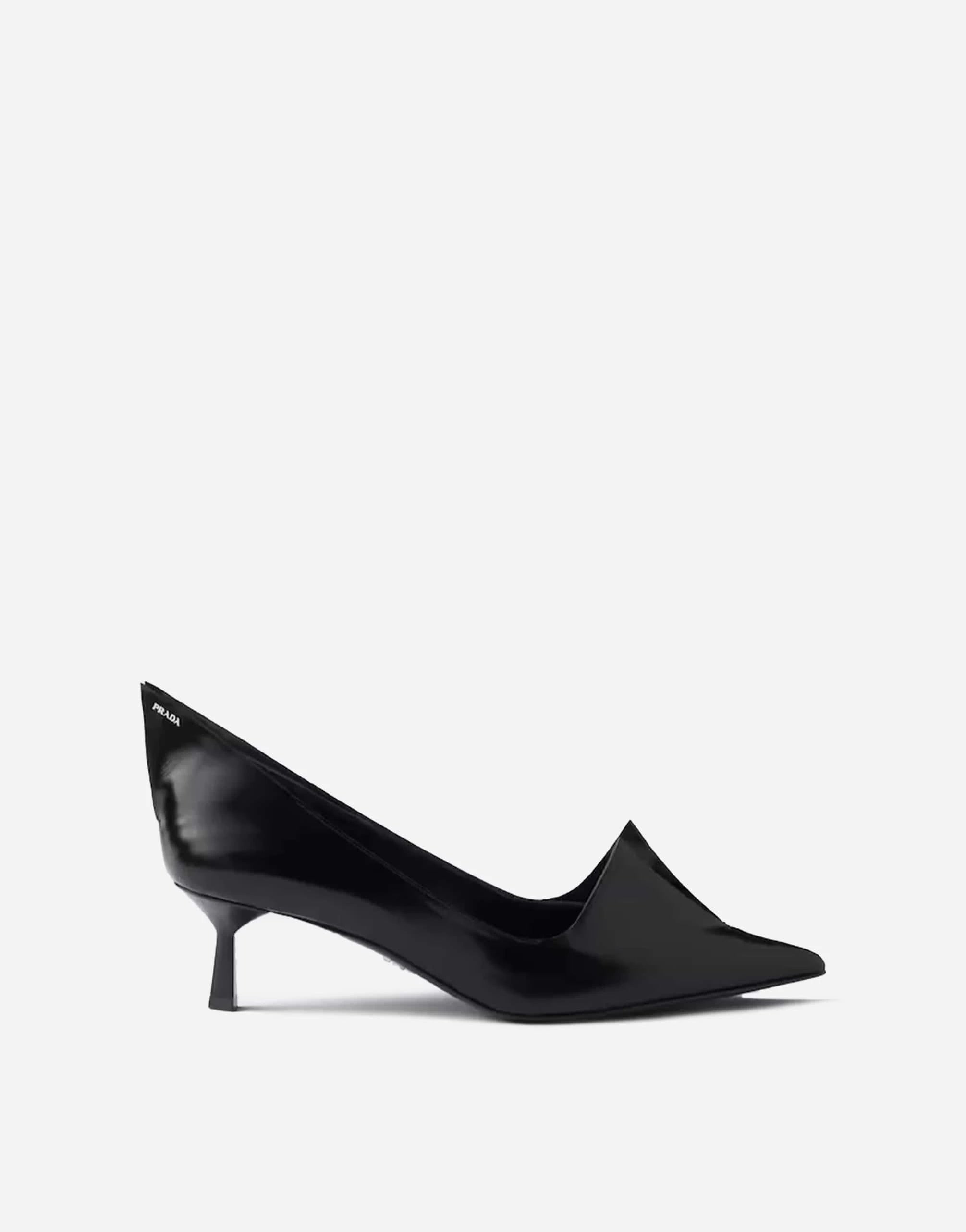 Prada Brushed Leather Pumps