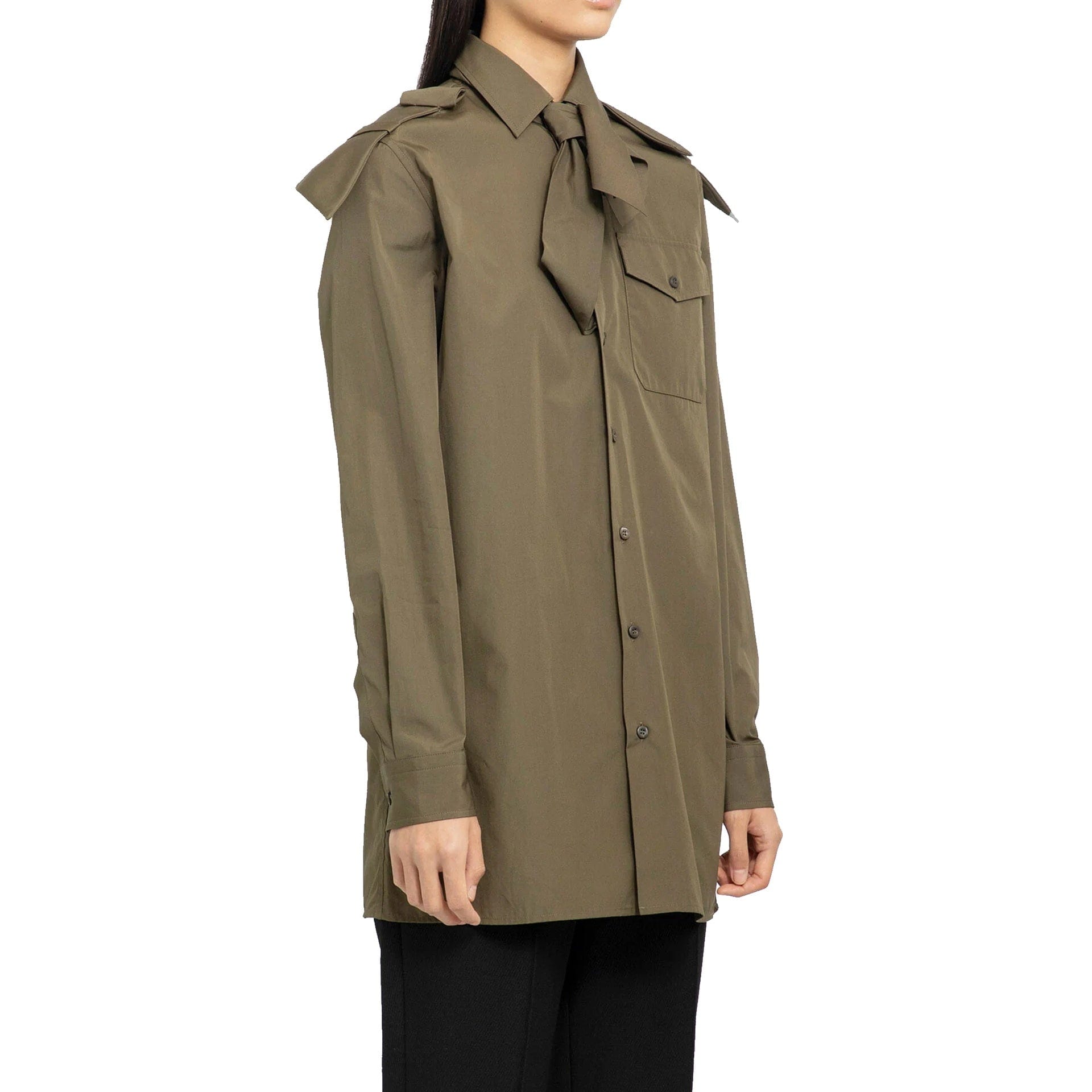 Prada Camouflage Cotton Long Sleeve Shirt - alternate view