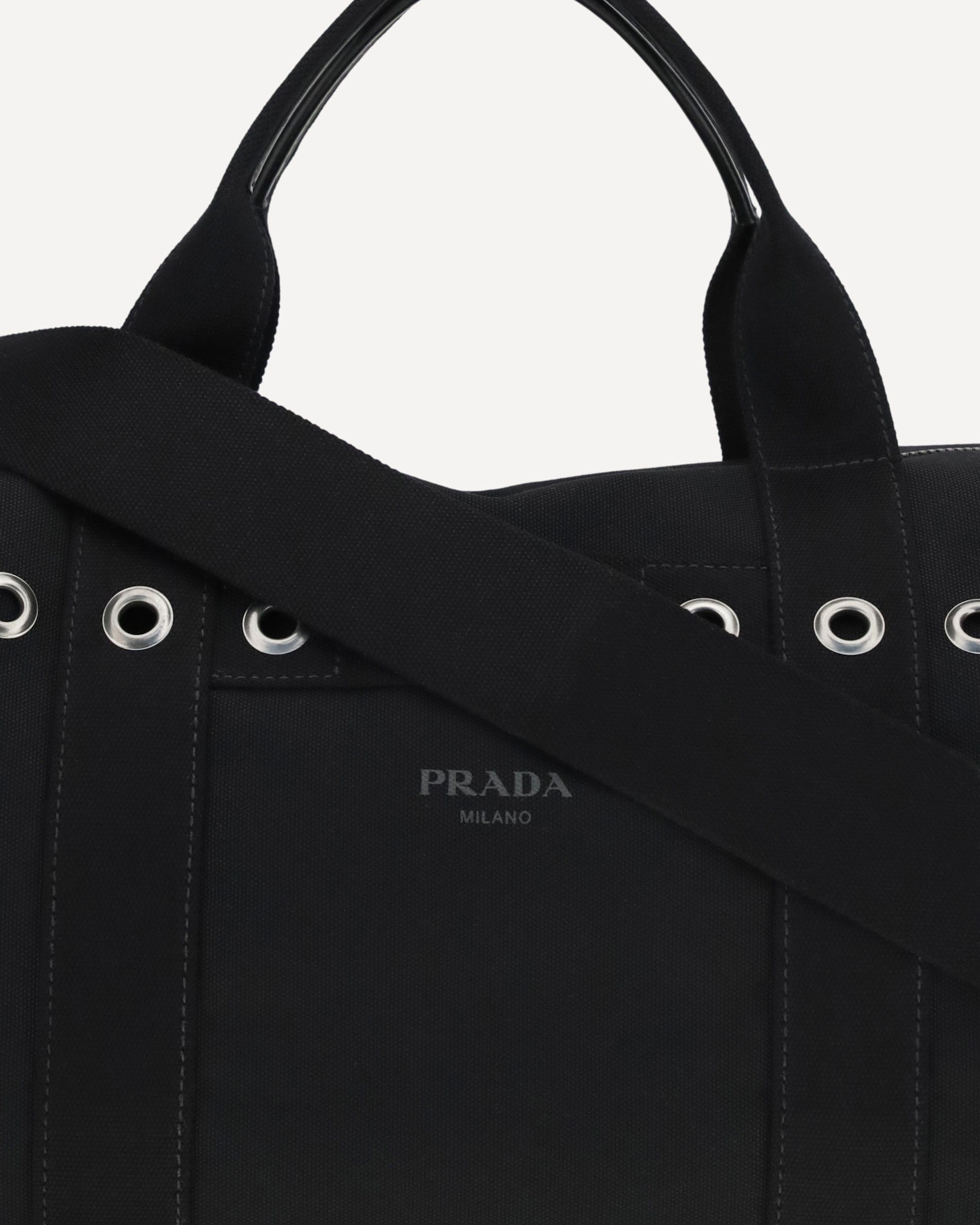 Prada Canvas Travel Bag