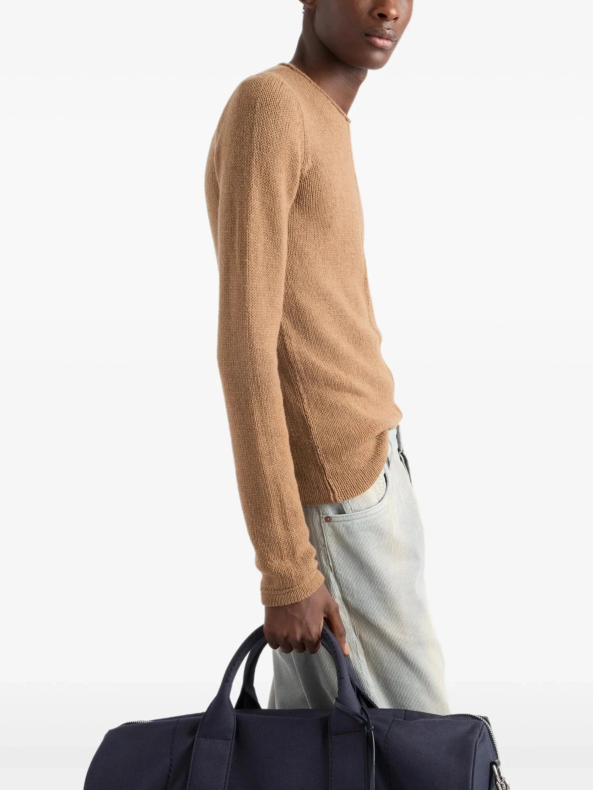 Prada Cashmere Crew-Neck Sweater