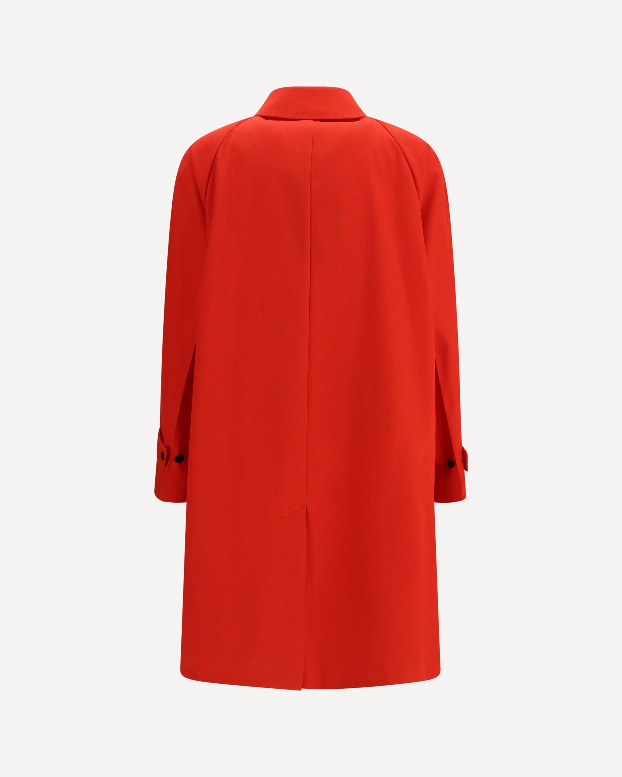 Prada Cotton Gabardine Coat With Classic Collar