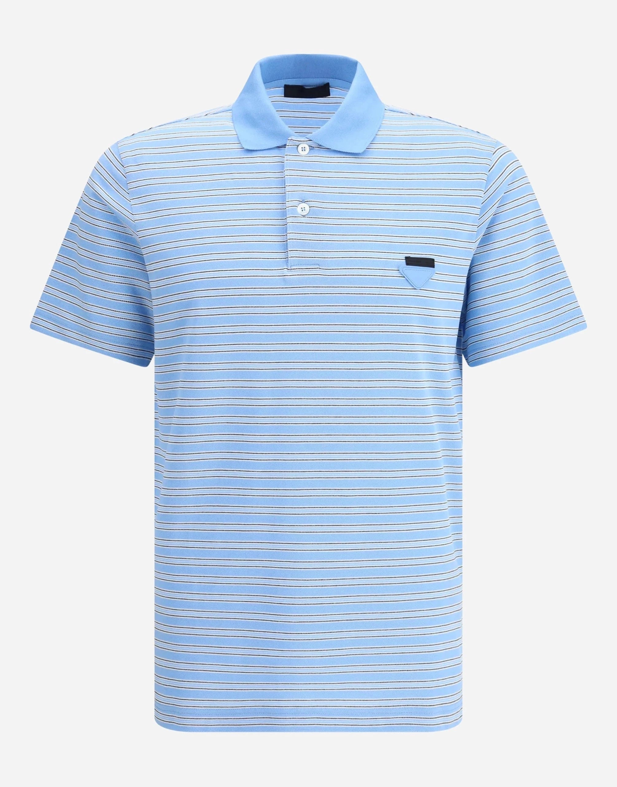 Prada Cotton Striped Polo Shirt
