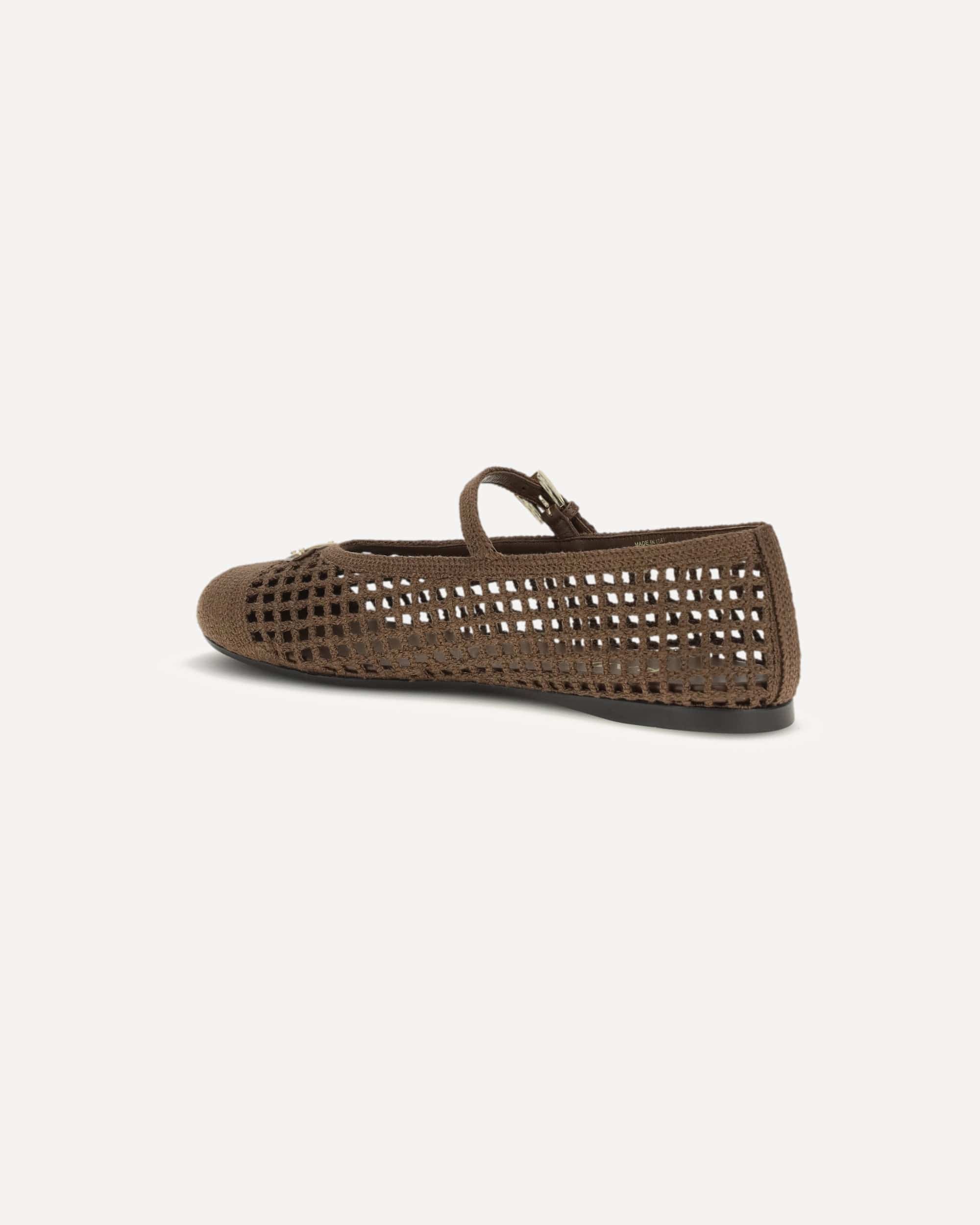 Prada Crochet Ballerinas