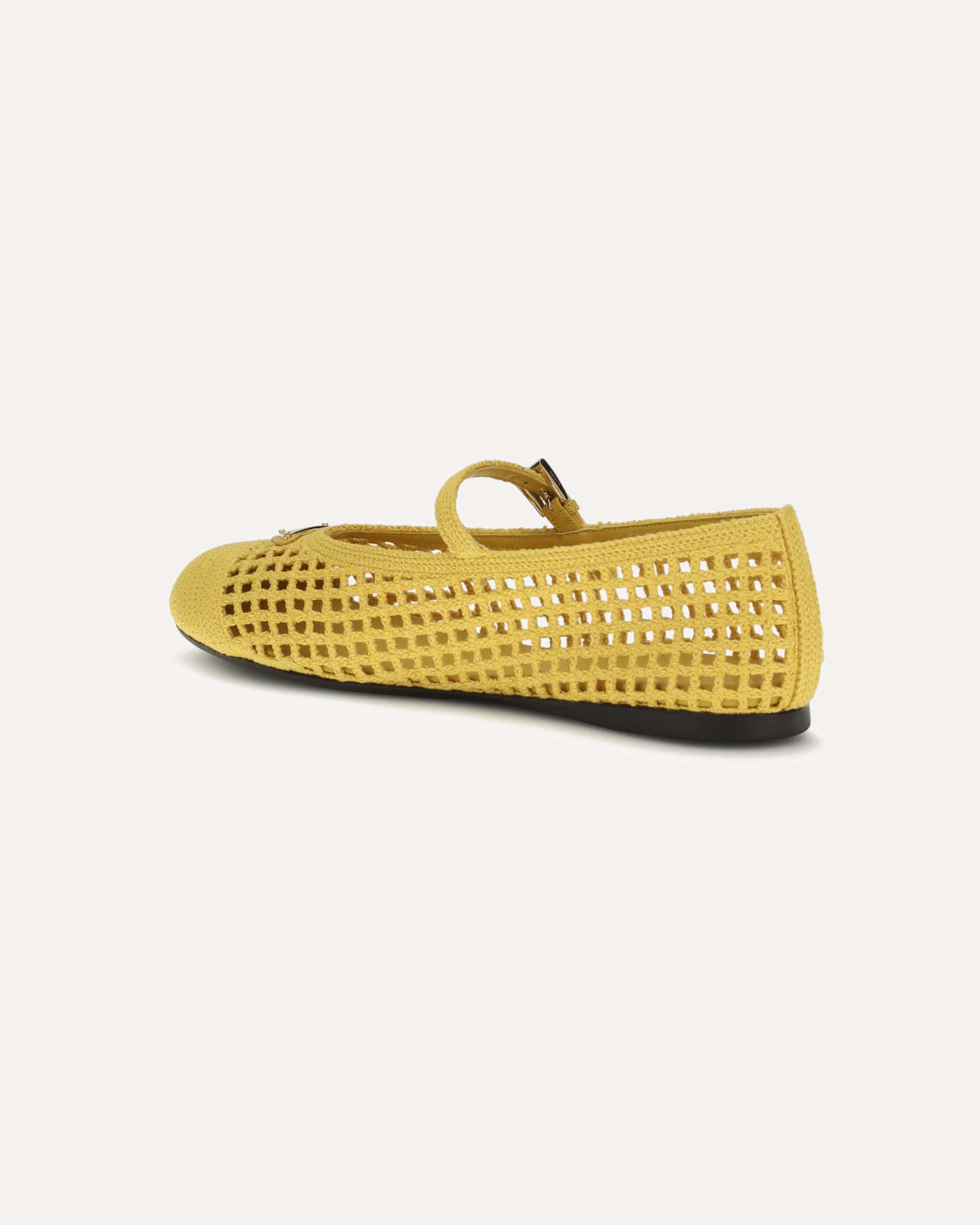 Prada Crochet Ballerinas