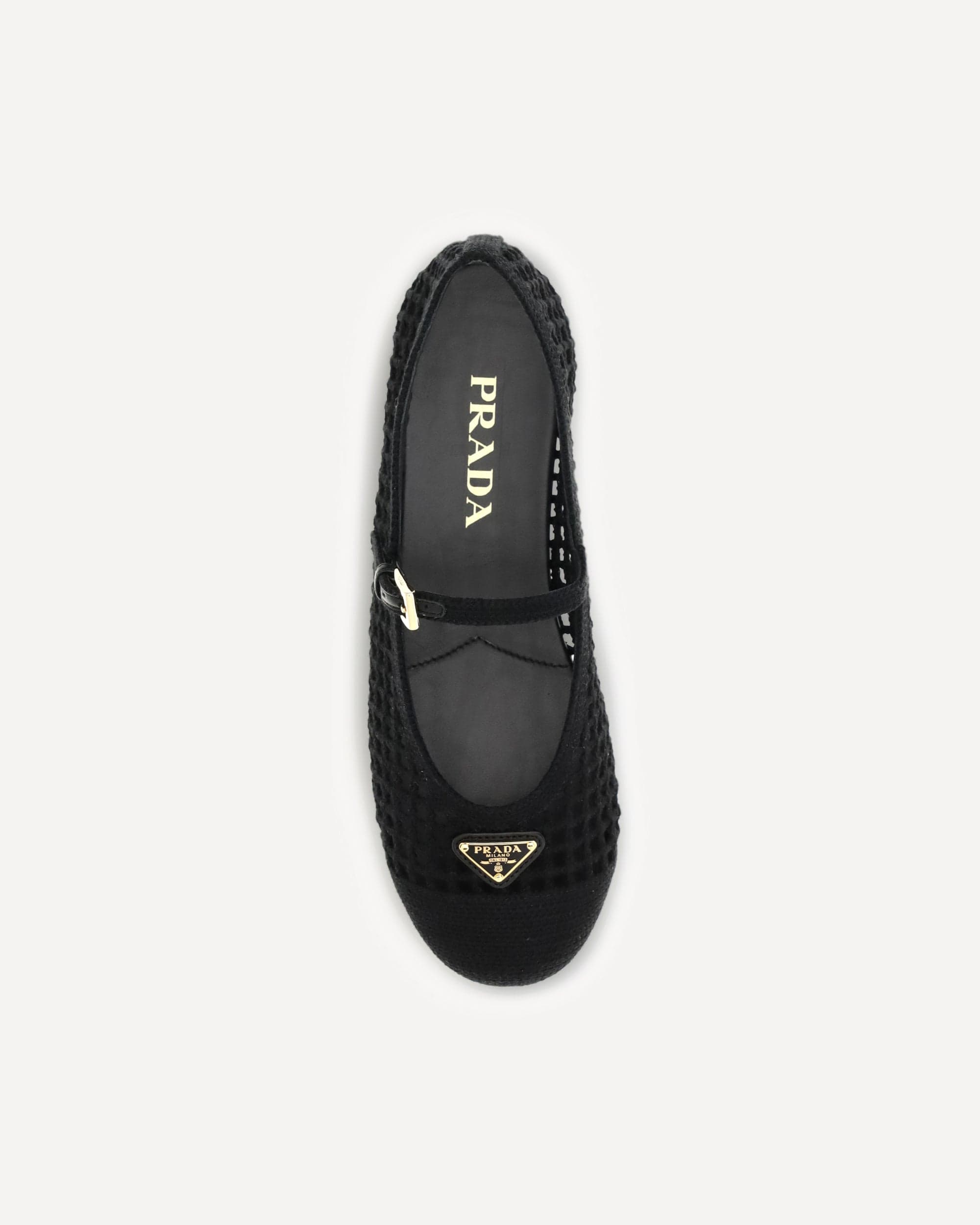 Prada Crochet Ballerinas