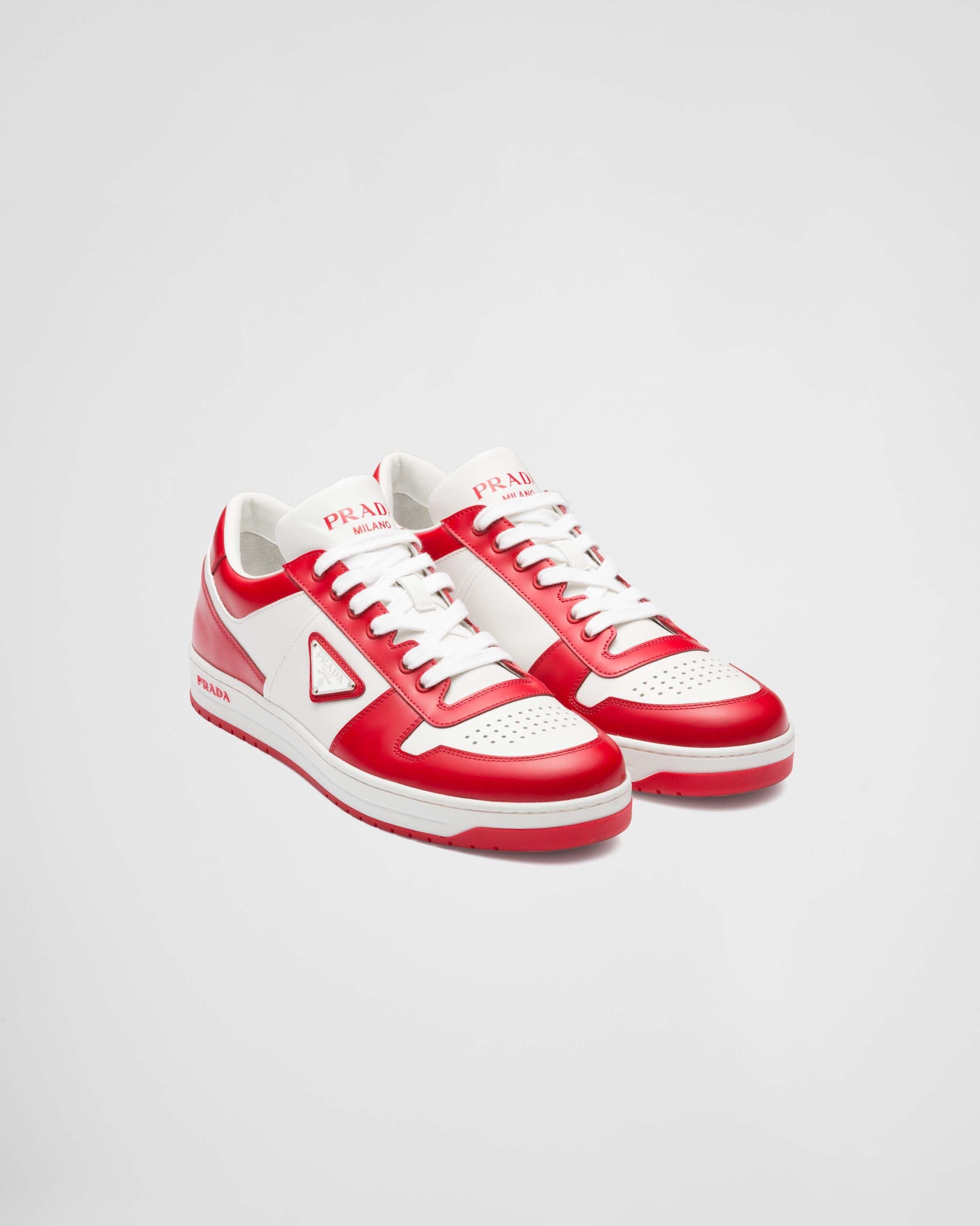 Prada Downtown Leather Sneakers