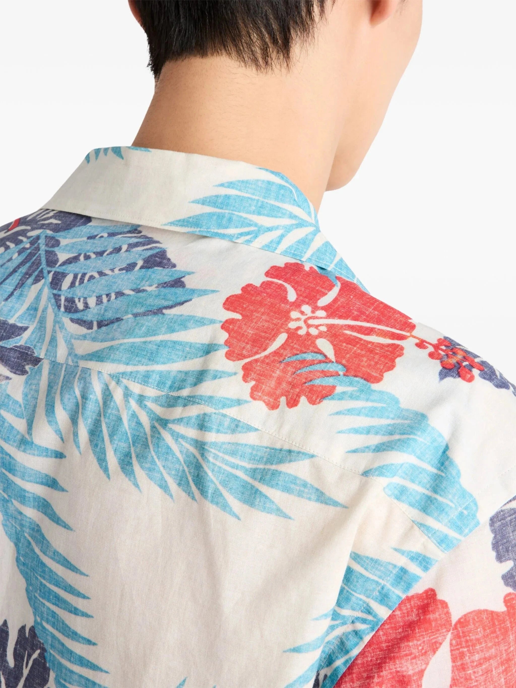 Prada Floral-Print Bowling Shirt