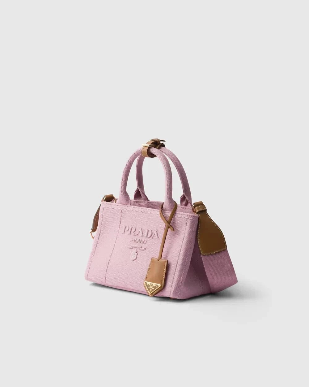 Prada Jardinière Canvas Mini Tote Bag