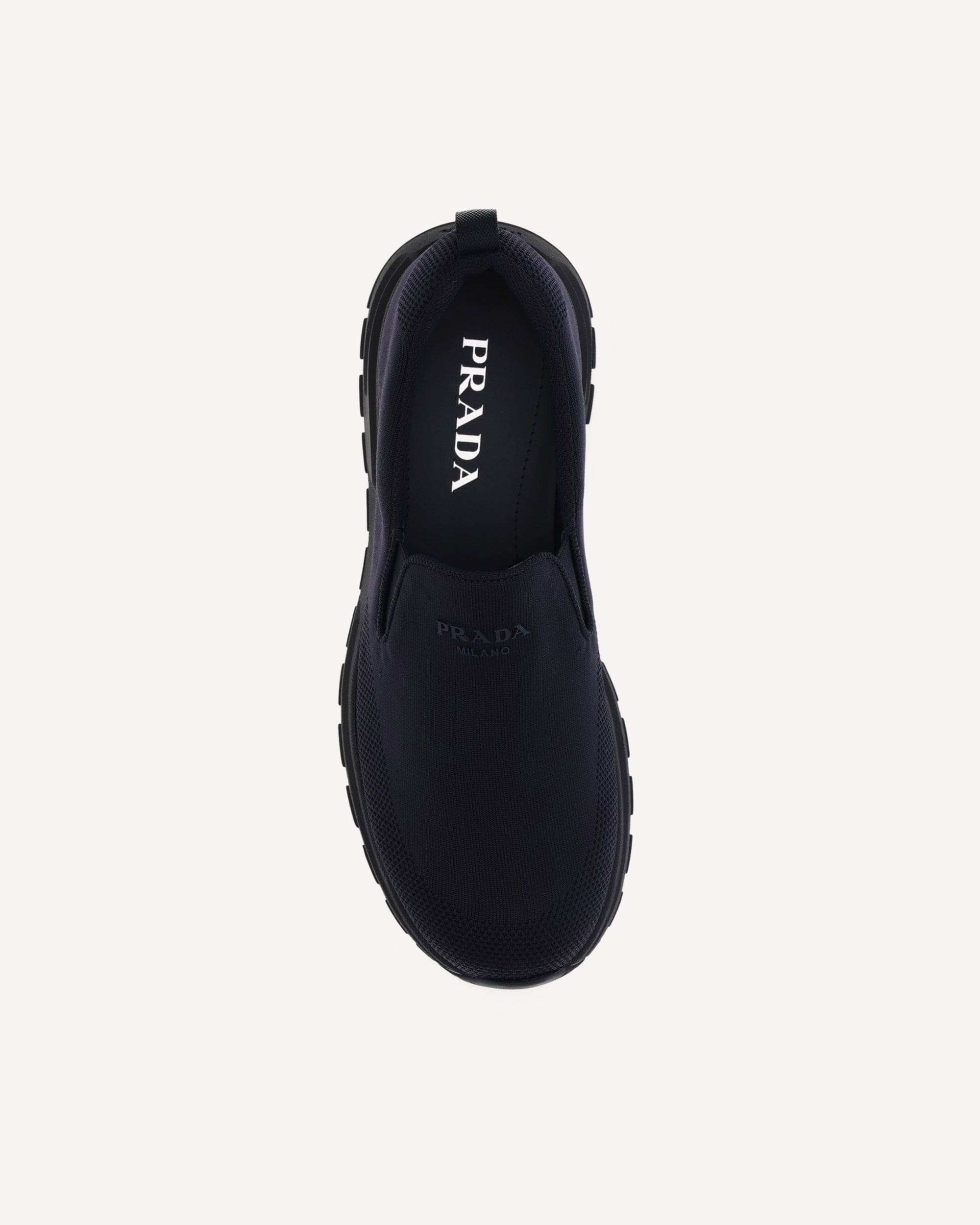 Prada Jersey Slip-On Sneakers